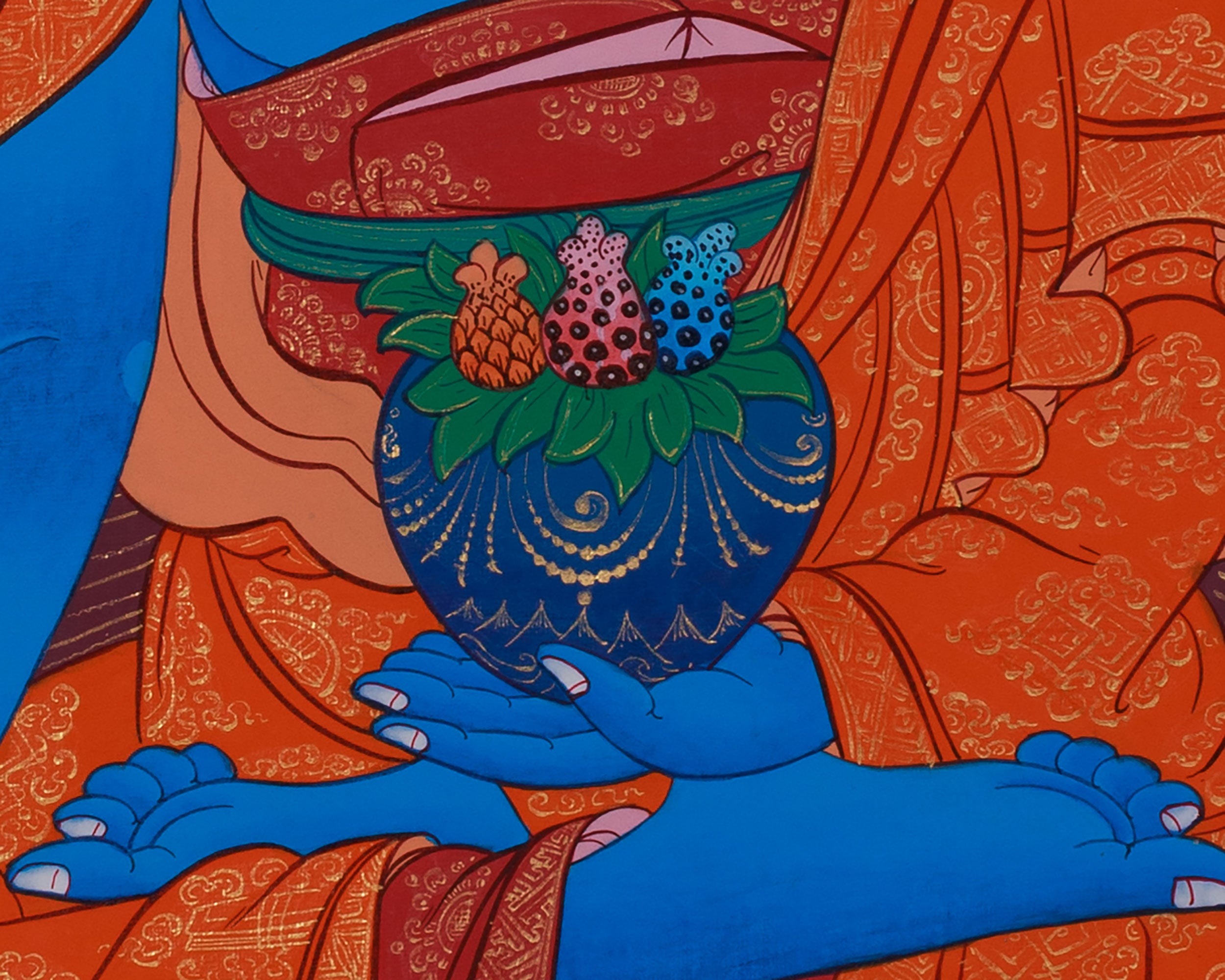 Bhaisajyaguru, Healing Buddha Thangka | Tibetan Buddhist Art
