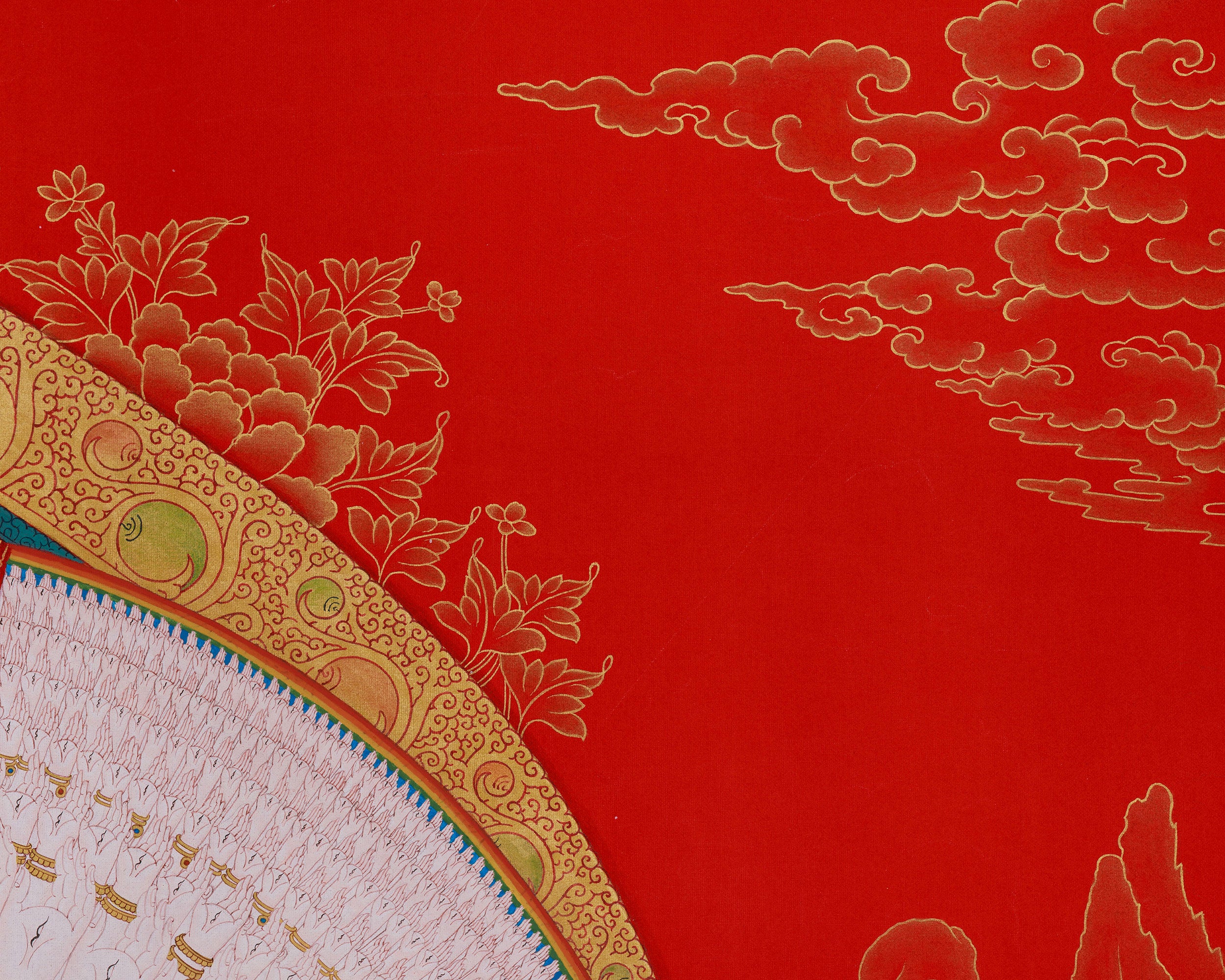 1000 Armed Avalokiteshvara Thangka | Infinite Compassion | Spiritual Awakening
