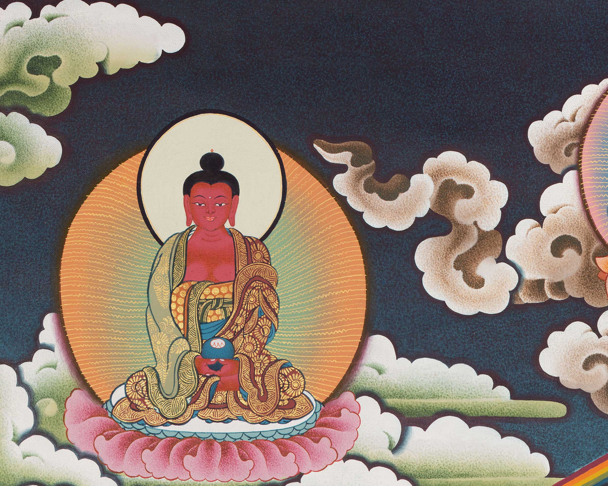 8 Guru Manifestation Thangka | Guru Rinpoche | Lotus Guru: Padmasambhava |