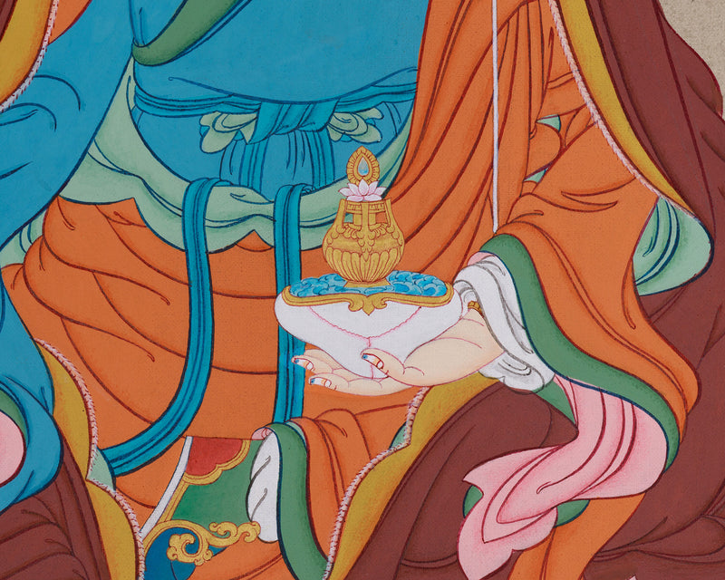 Buddhist Master Guru Rinpoche Thangka | Wrathful Deity