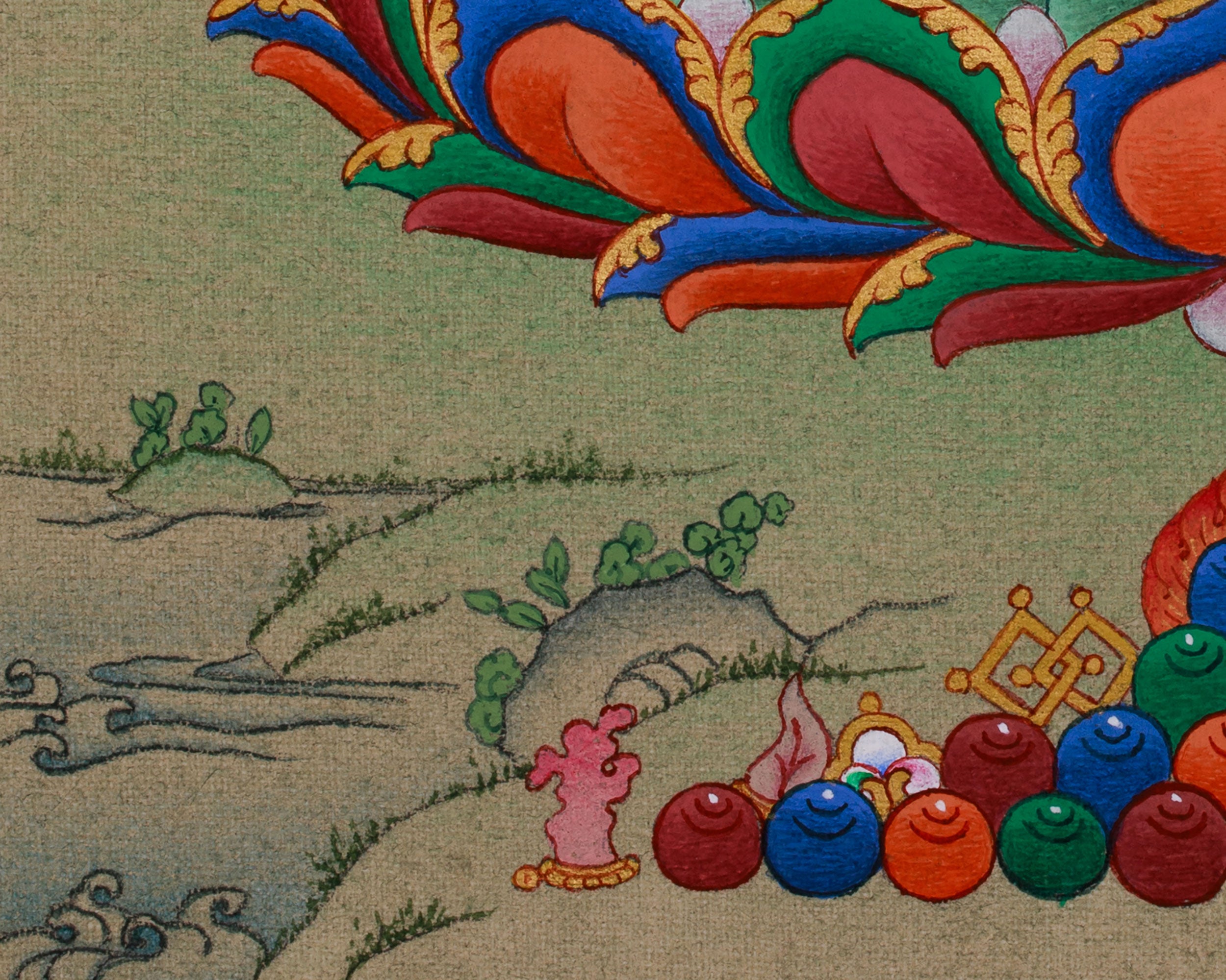 Compact Buddha Shakyamuni Thangka | Buddha of Enlightenment