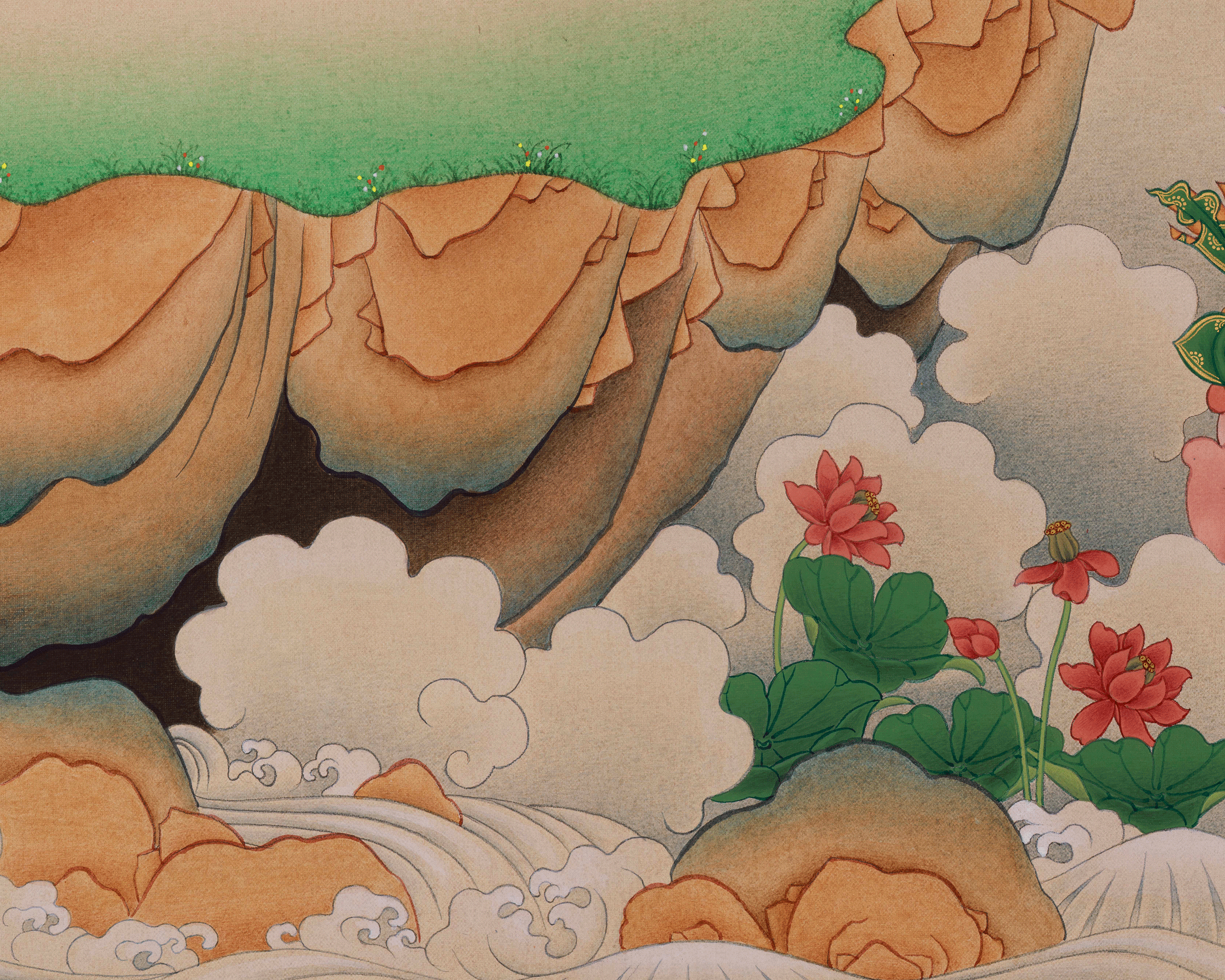 White Tara Healing Deity Thangka | Healing, Longevity and Compassion Art | Sita Tara