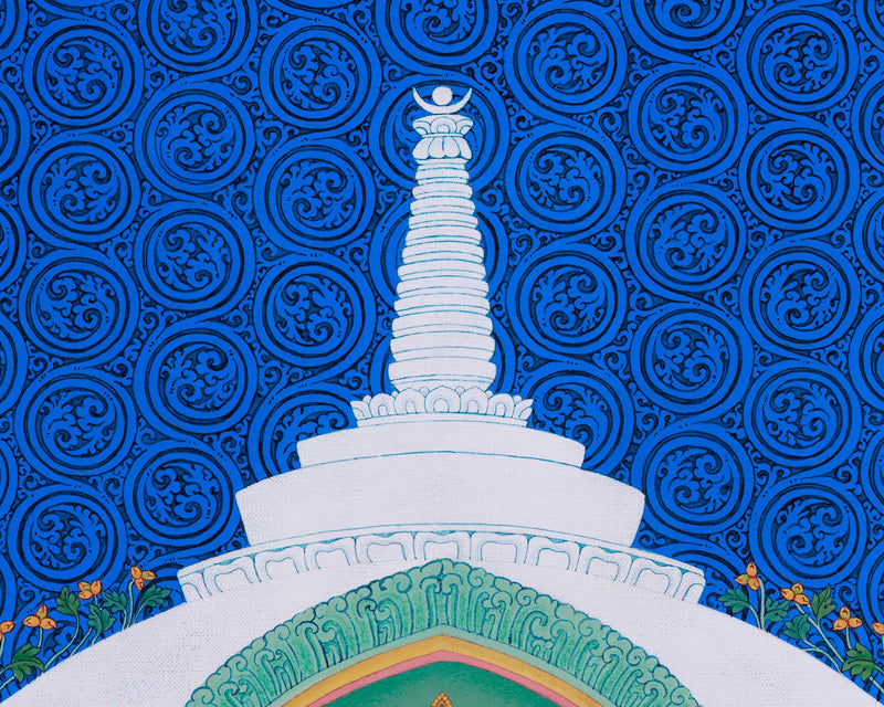 Avalokiteshvara Chenresig Thangka | Bodhisattva of Compassion in Tibetan Art Tradition