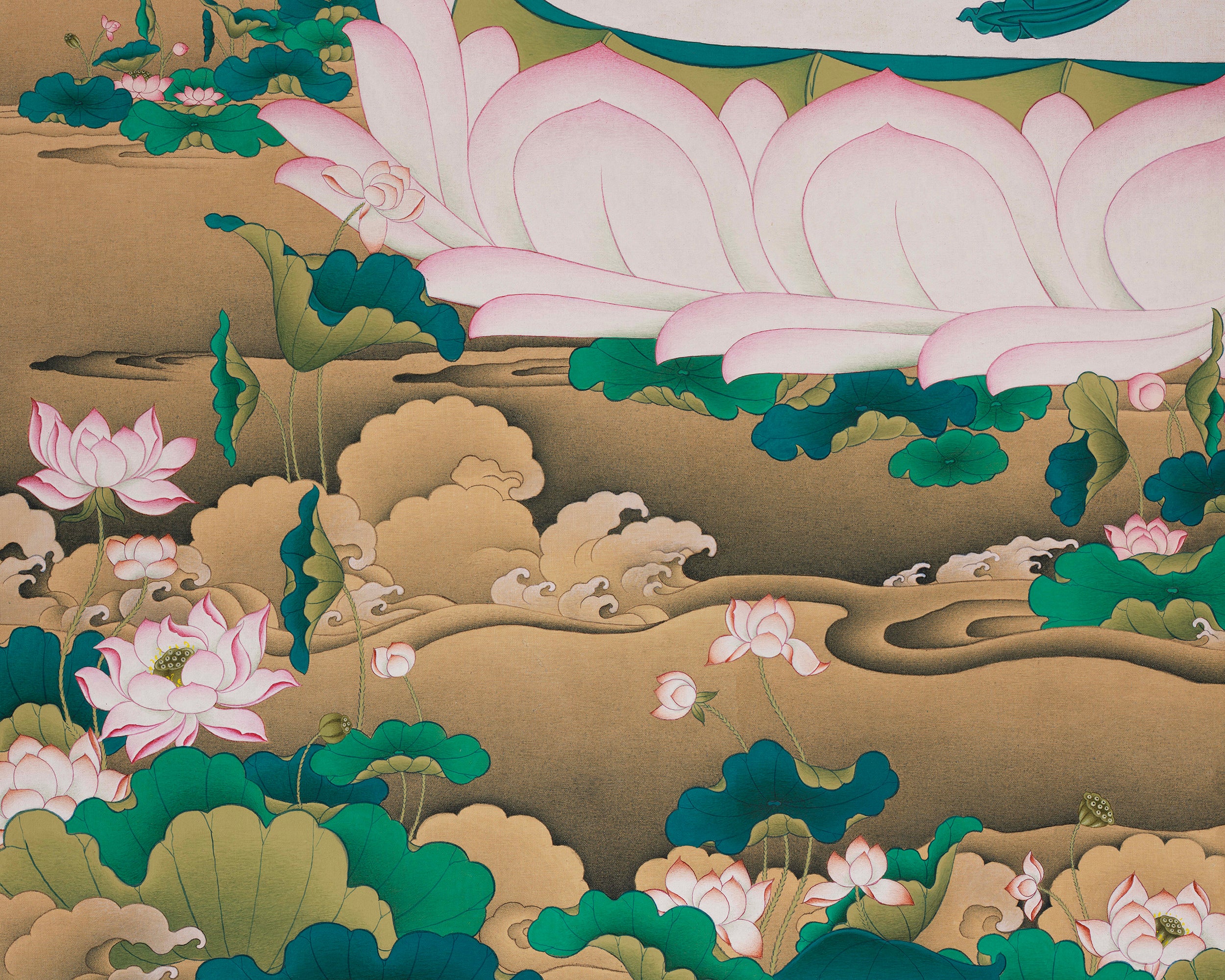 Exquisite 50-Inch Vajrasattva Thangka | A Powerful Symbol of Purification and Spiritual Awakening