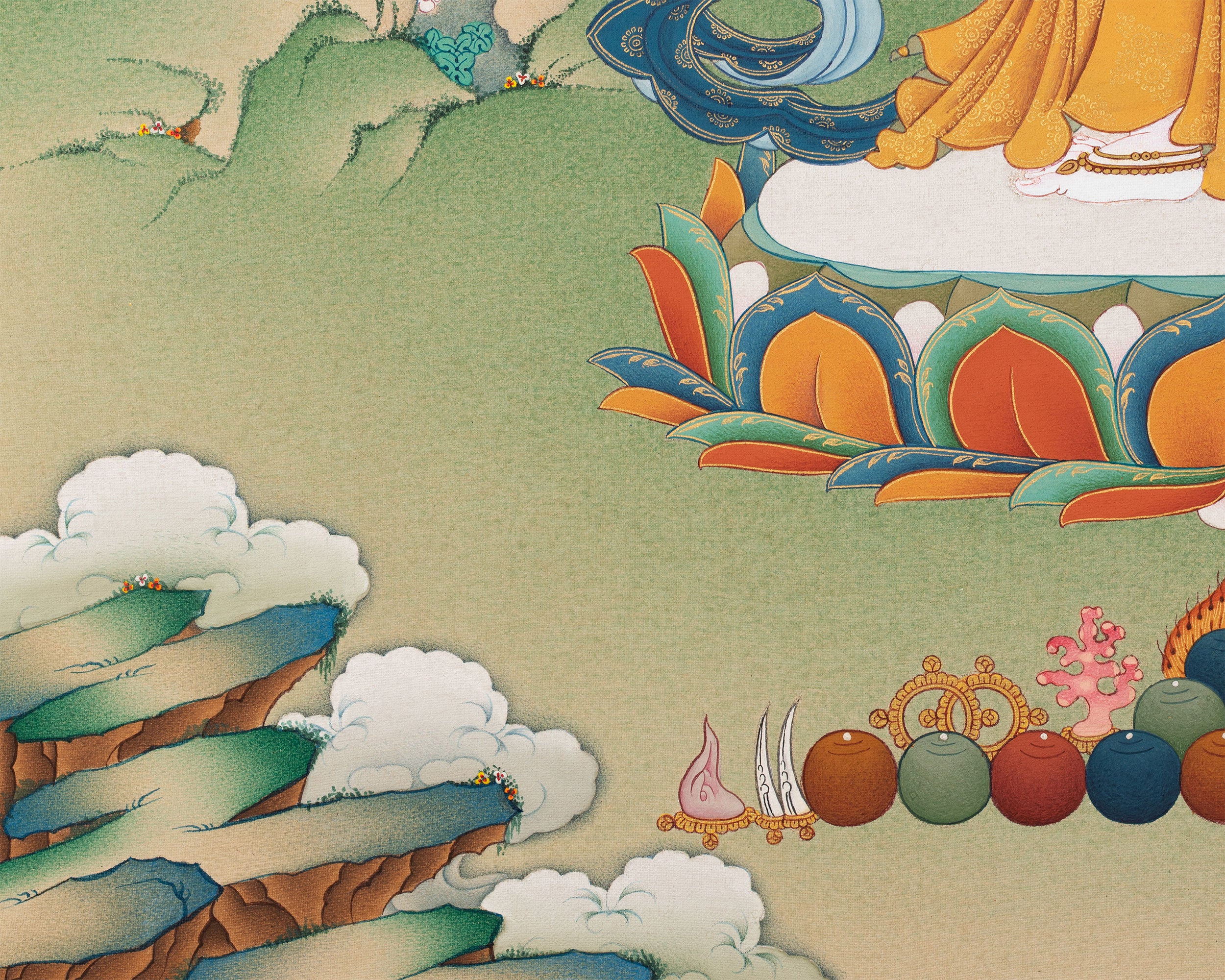 1000 Armed Avalokiteshvara Canvas Print | Boundless Compassion and Protection