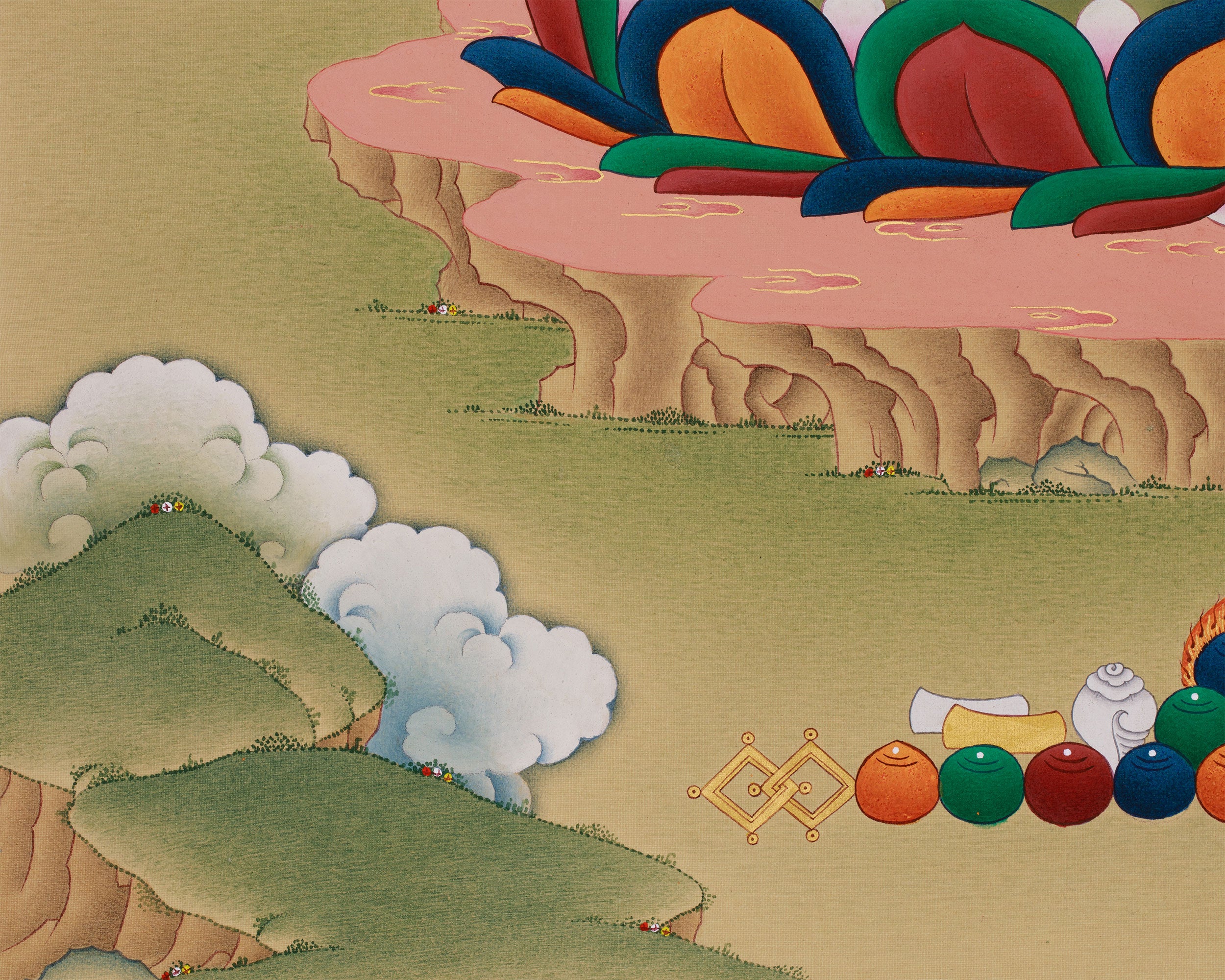 Original Buddha of Medicine, Bhaisajyaguru Painting | Supreme Healer