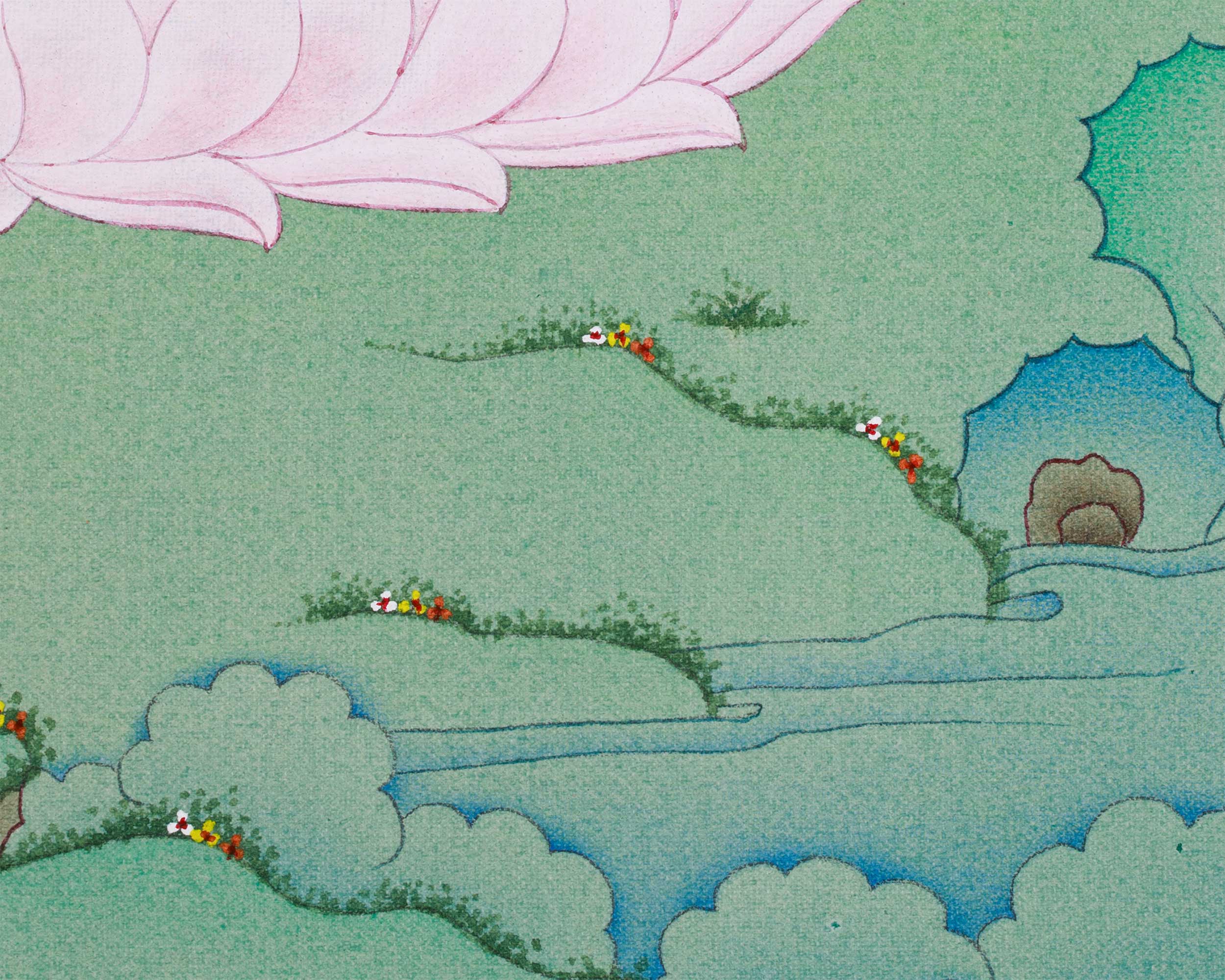 Thangka of Bhaisajyaguru, Healing Buddha | Medicine Buddha of Health