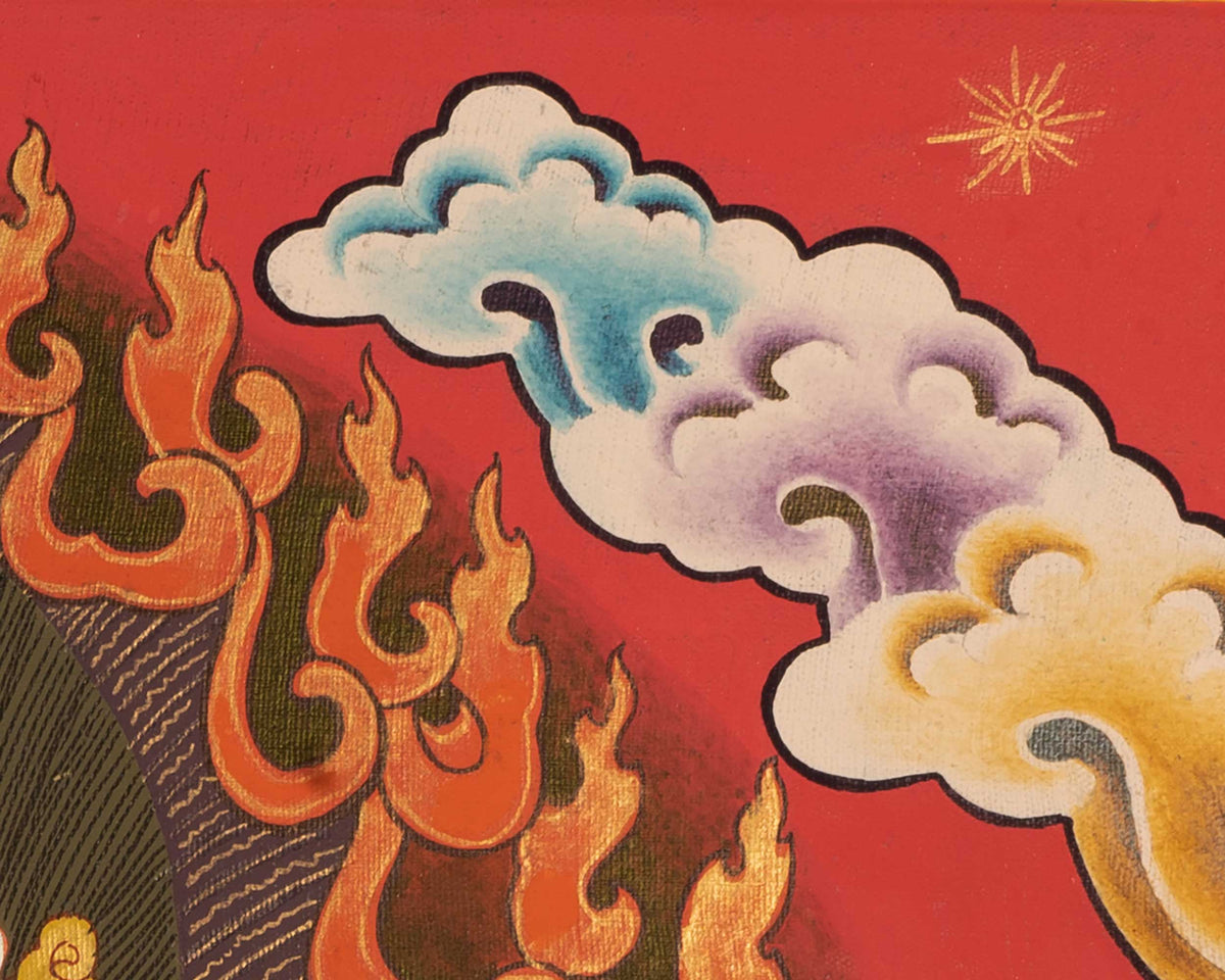 Vajra Panjarnatha Thangka | Wall Decor Artwork