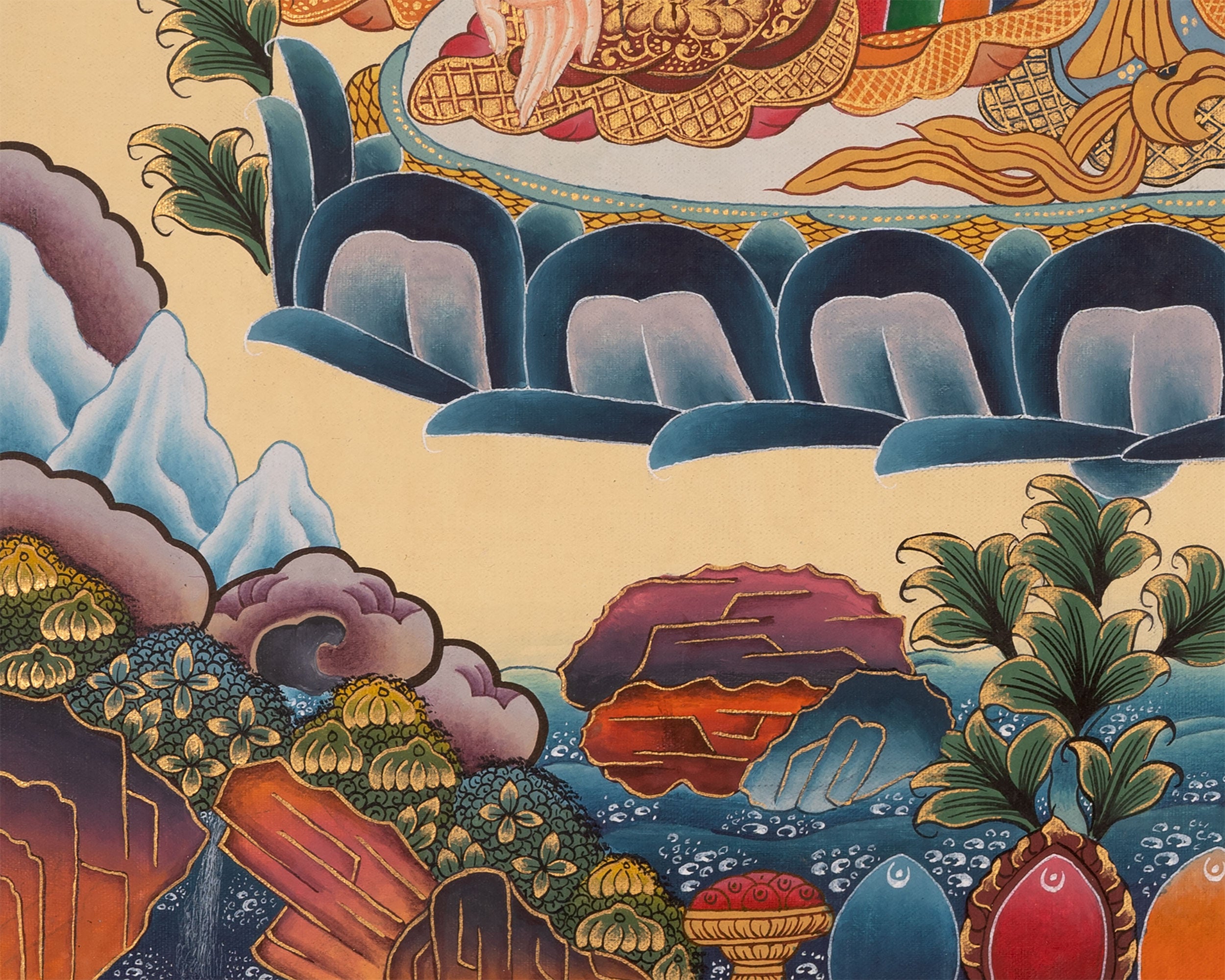 Religious White Tara Thangka | Symbol of Compassion, Healing, and Long Life