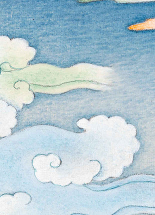 The Tale of Four Harmonious Friends | Tale of Jātaka Thangka | Religious Buddhist Art