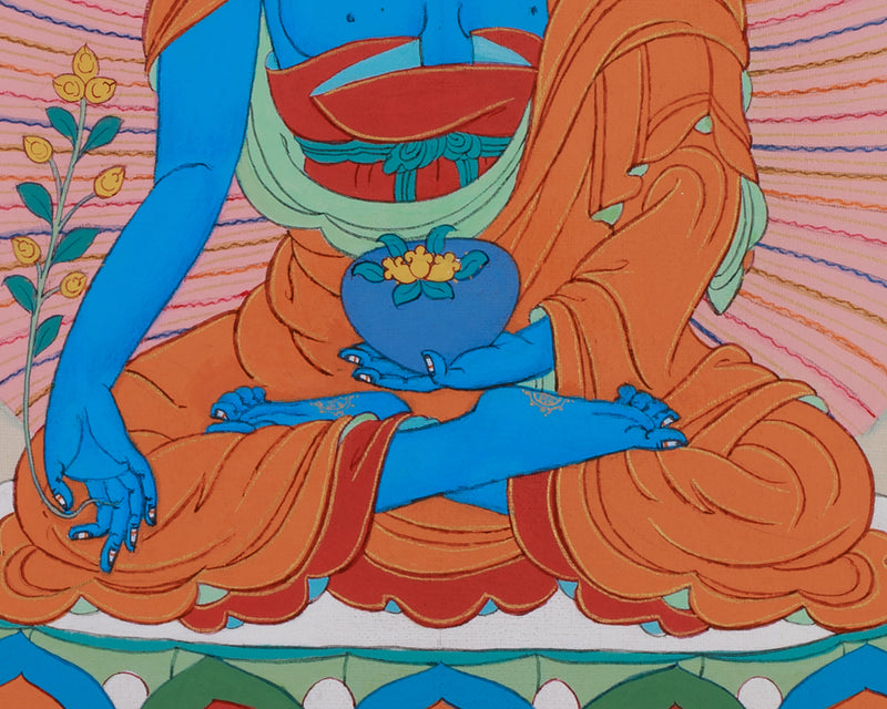 Medicine Buddha| Perfect Healing Thangka