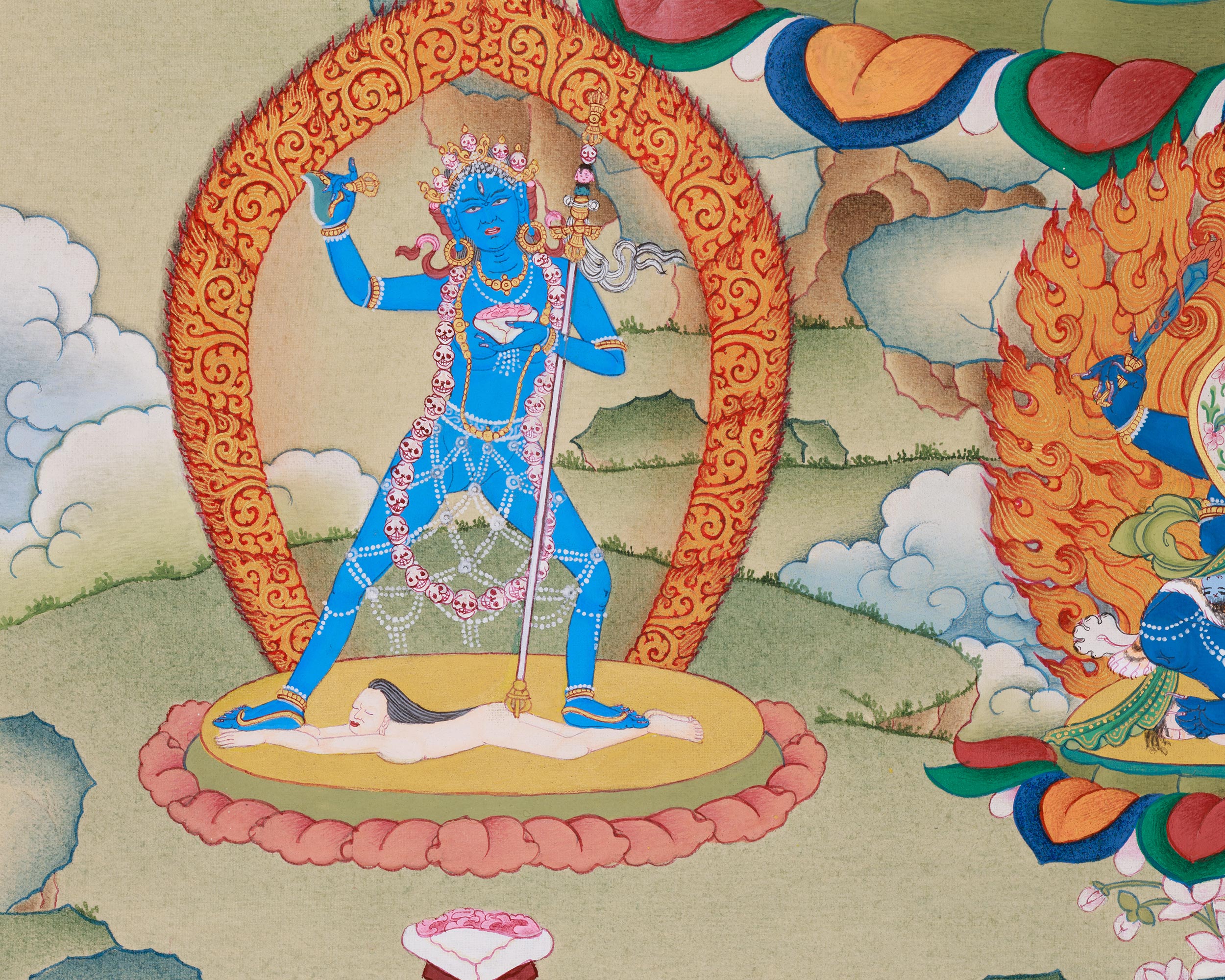 Buddhist Tantric Deity Chakrasamvara | Wheel of Supreme Bliss