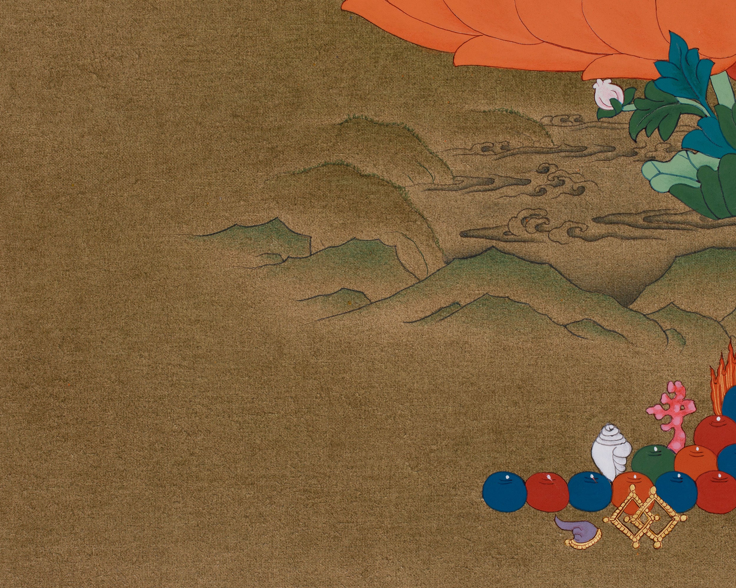 Sacred Compassionate Deity Chenrezig | Bodhisattva of Mercy and Spiritual Protection