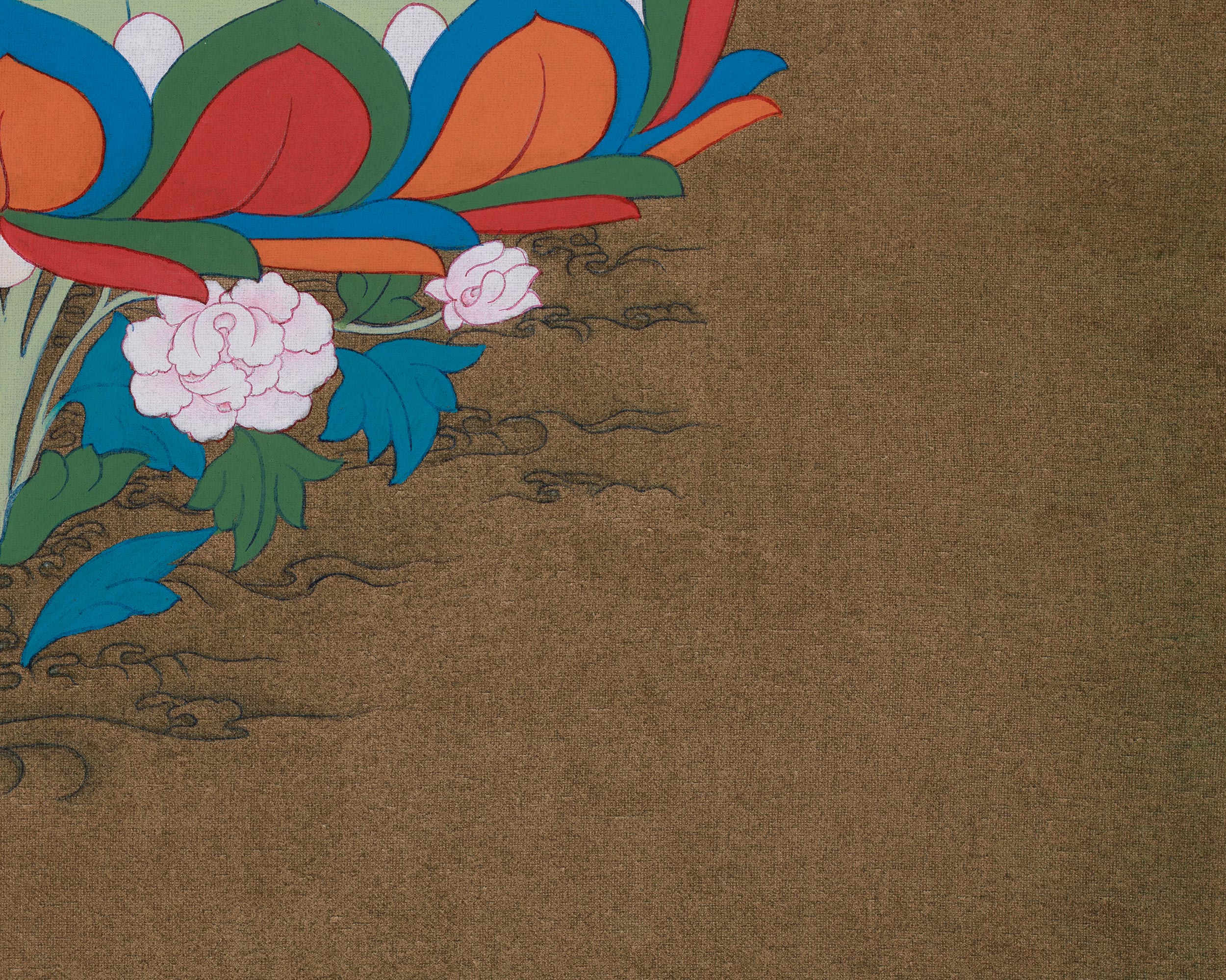 Female Deity Artwork | White Tara, the Goddess of Compassion and Longevity