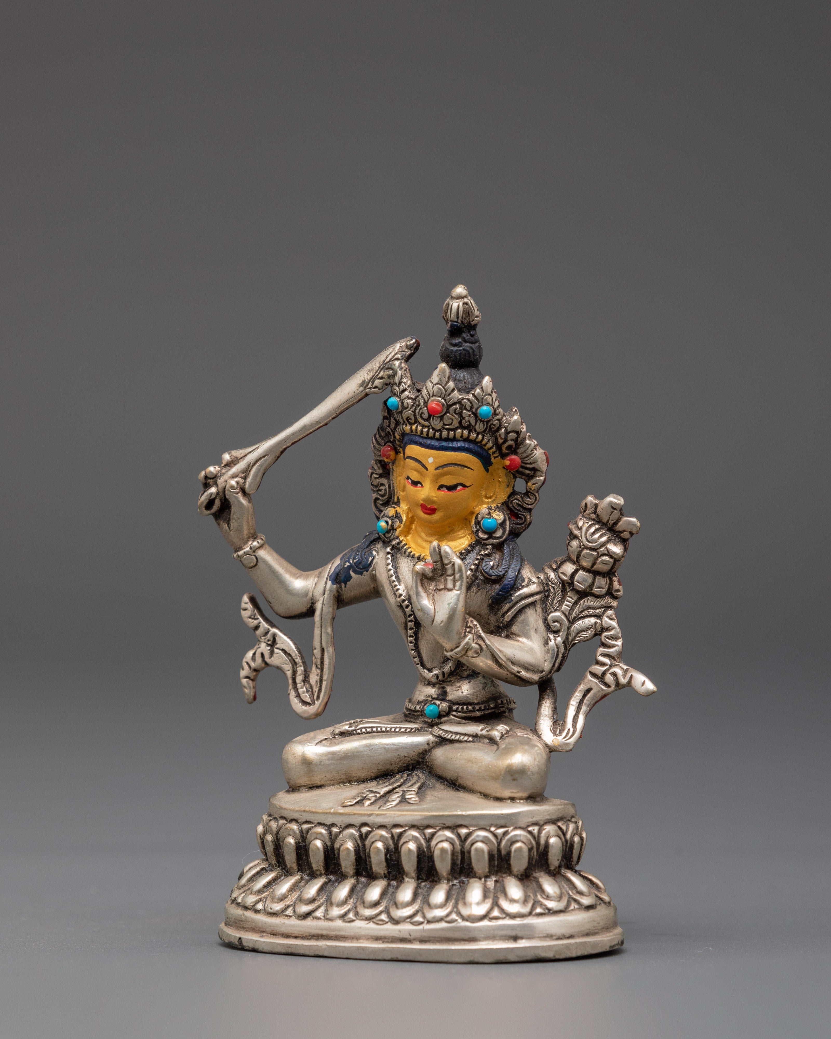 Buddhist Manjushri Sculpture | Symbol Wisdom and Enlightenment