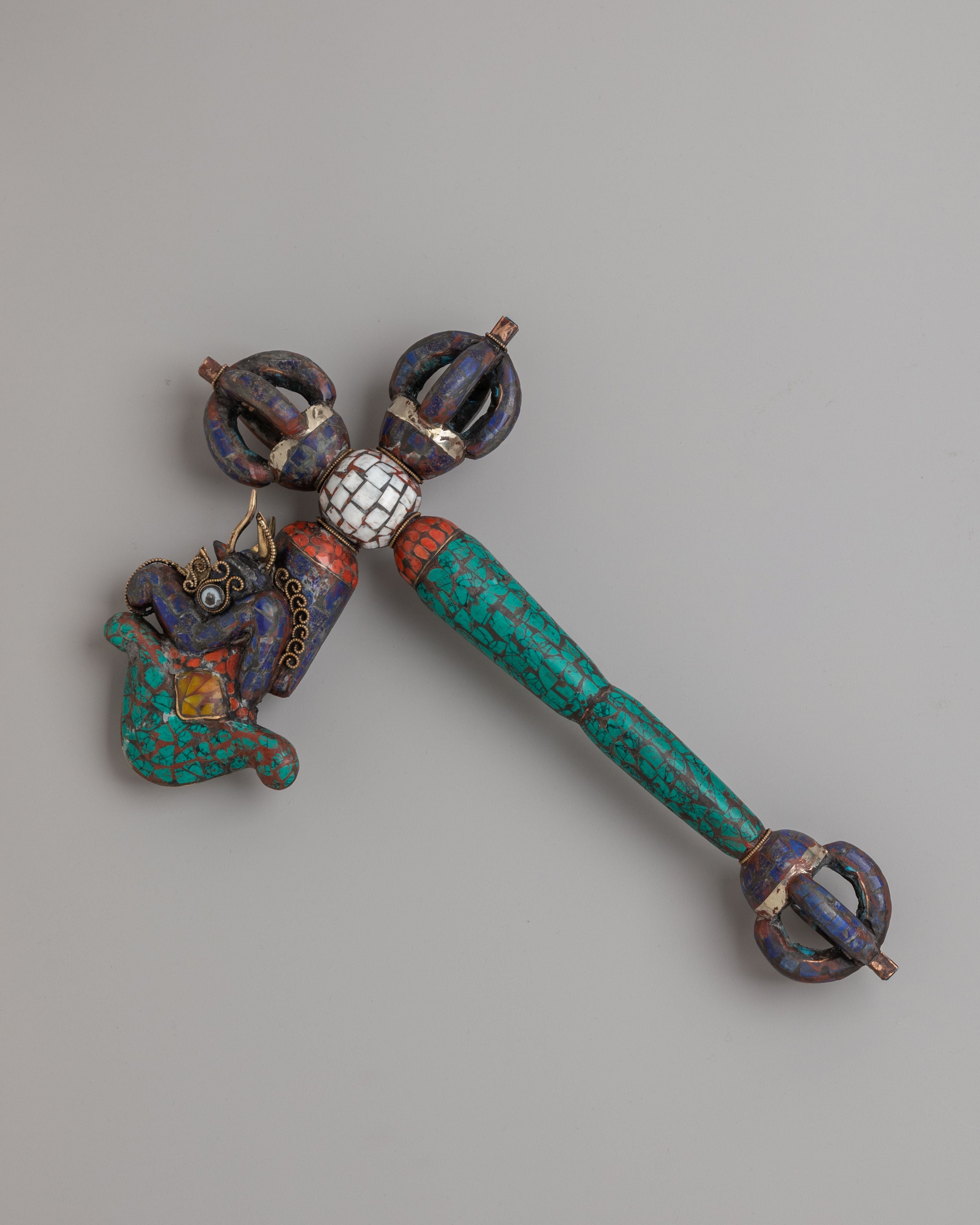 Spiritual Buddhist Kartika Axe | Handcrafted Ritual Axe for Spiritual Practice