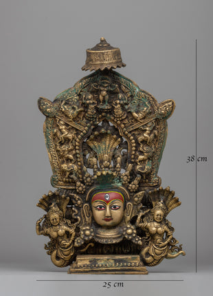 Handicraft Kumari Statue | Sacred Living Goddess of Nepal & Protector of the People