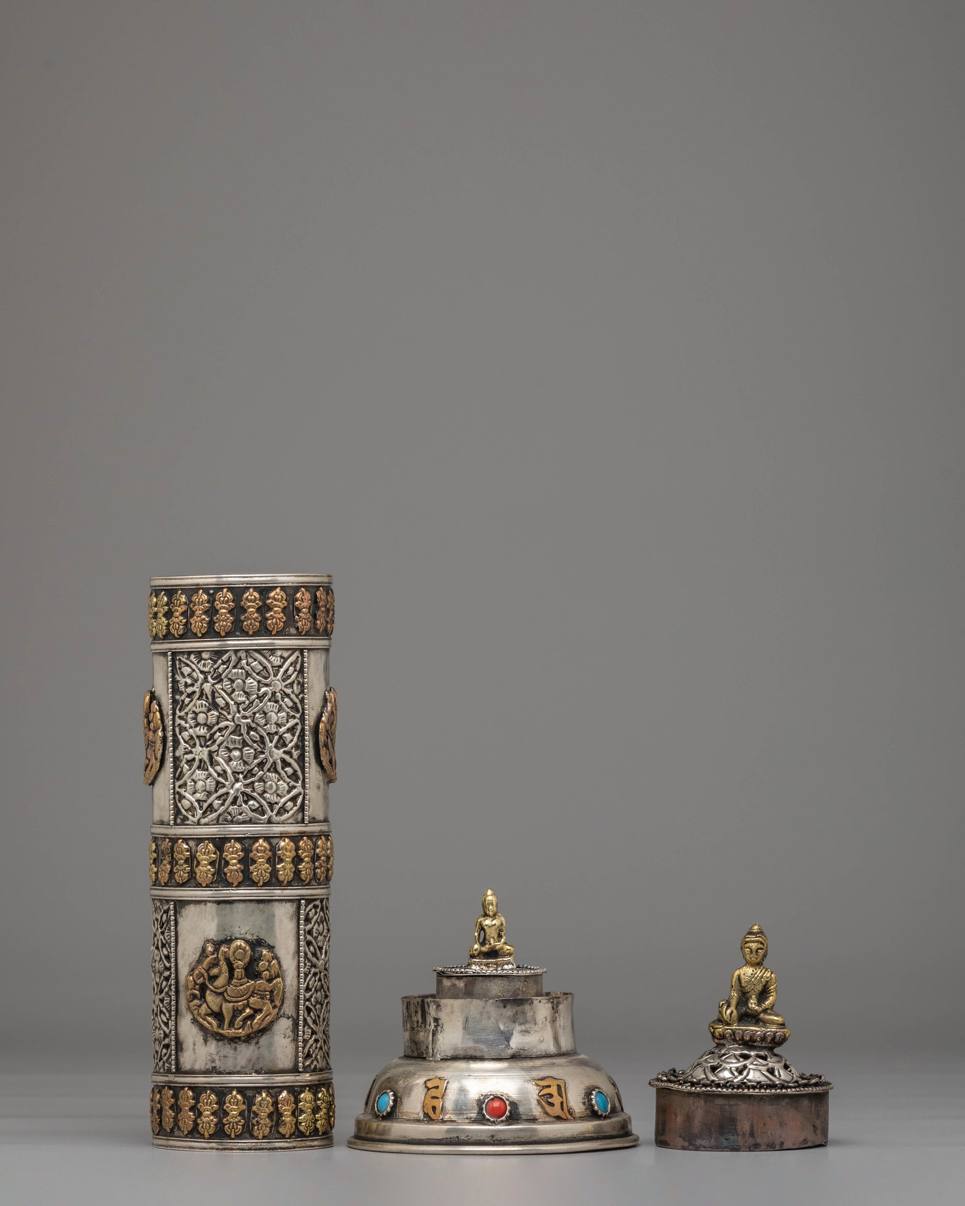 Buddhist Handmade Incense Holder | Tibetan Ritual Offering Bowl