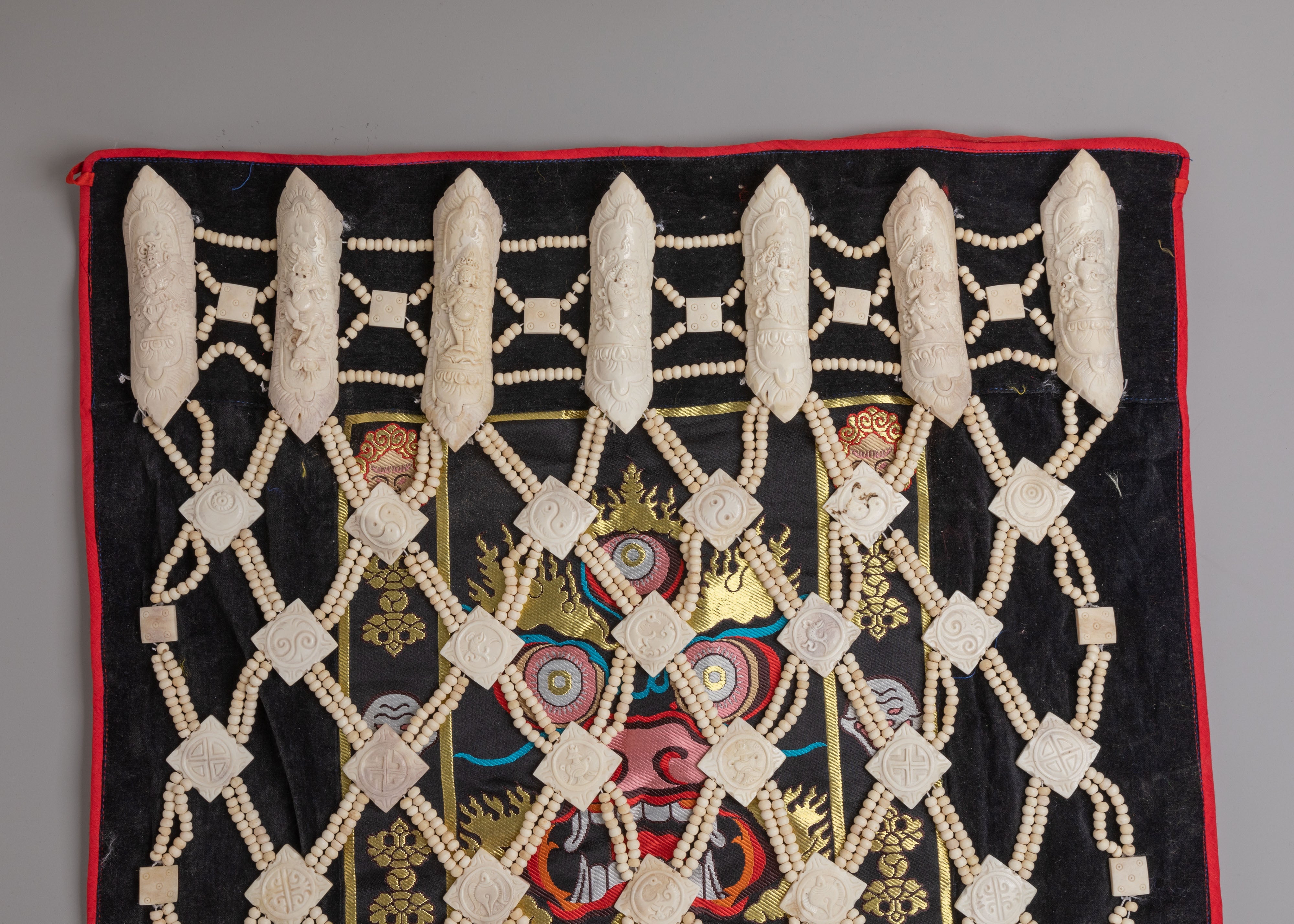 Handcrafted Ritual Guru Fabric | Five Dhyani Buddha Ceremonial Attire