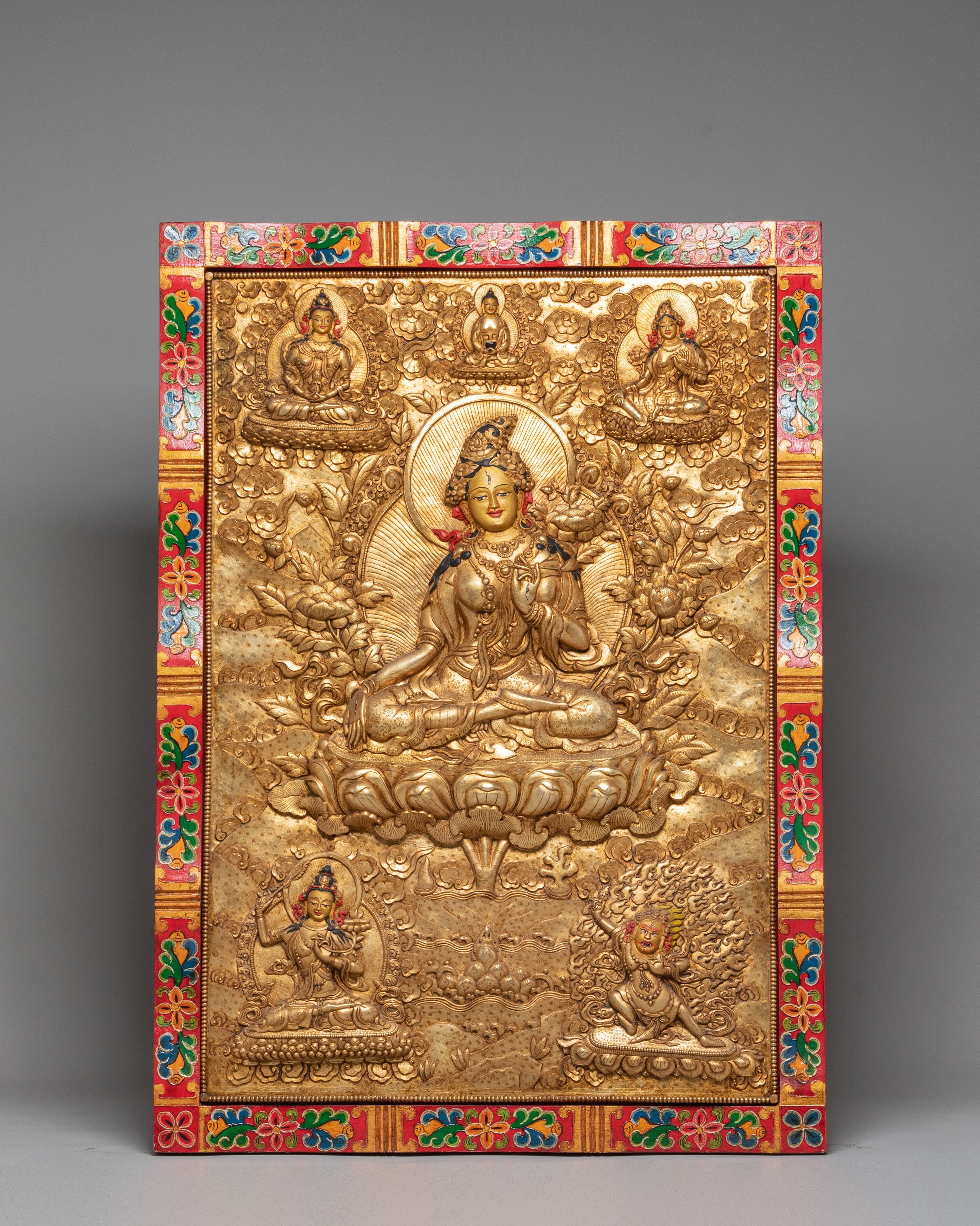 Himalayan Wall Art of Seven Eyed White Tara