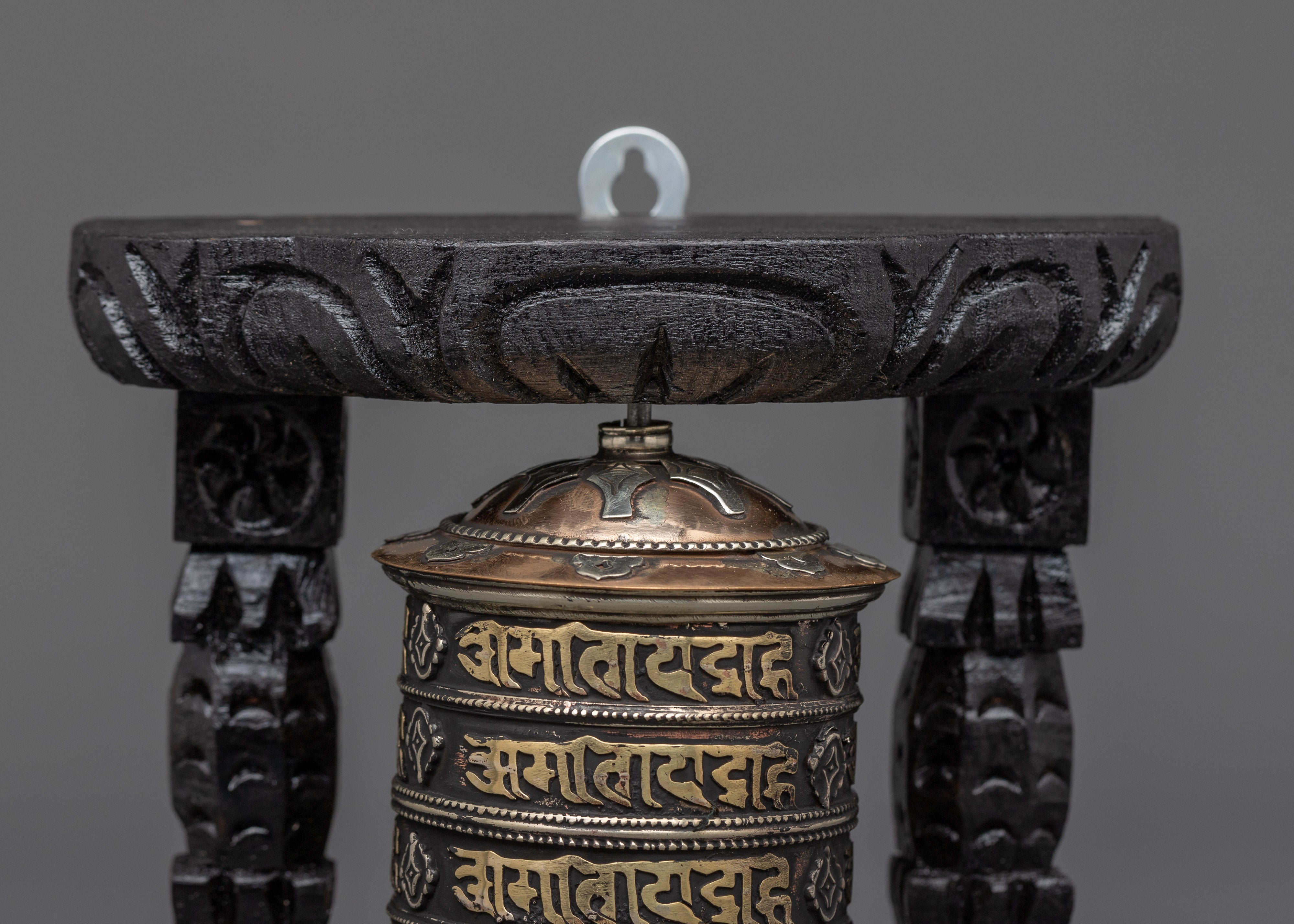 Sacred Mantra Prayer Wheel | Spiritual Blessings & Altar Use