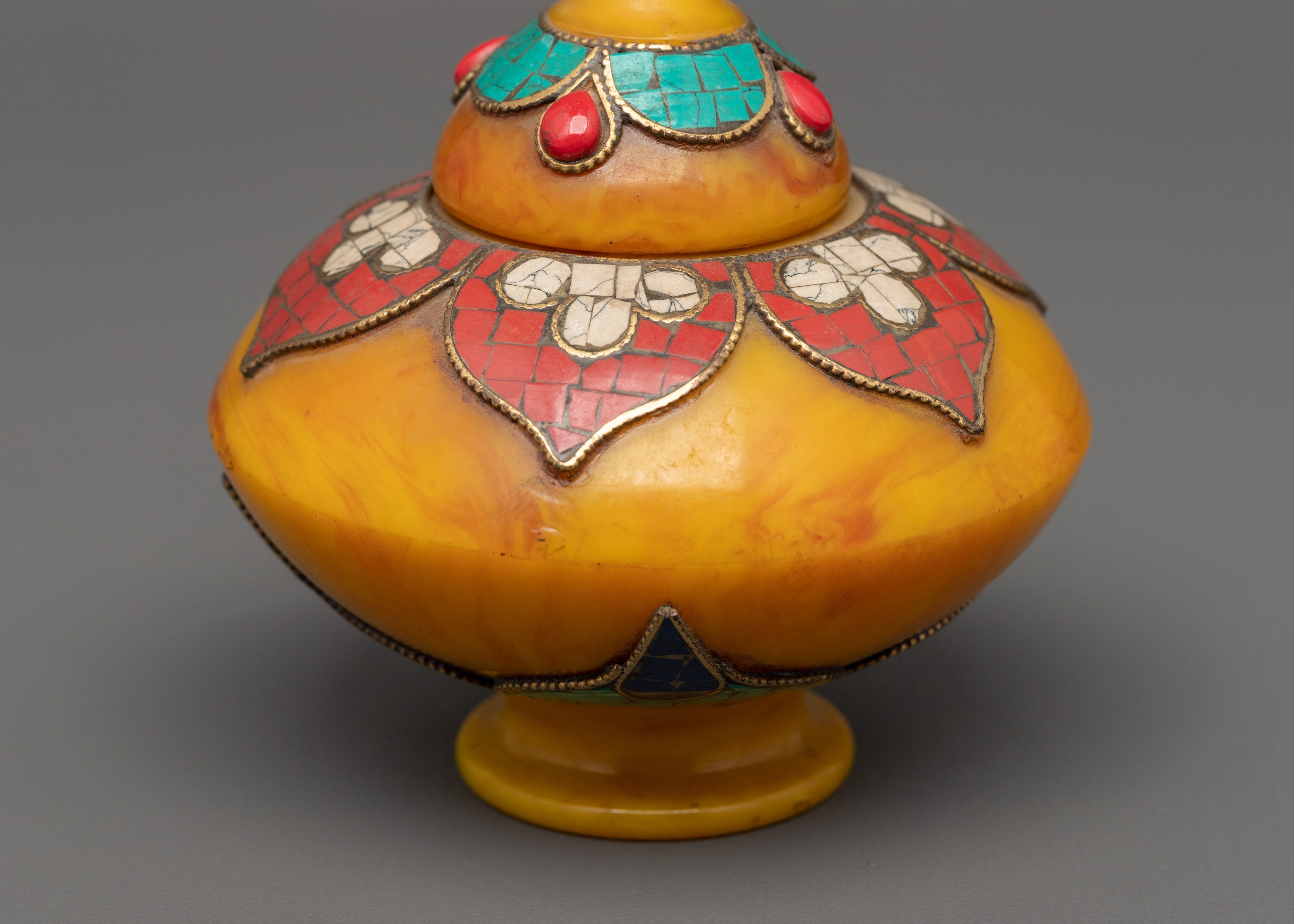 Handcrafted Ritual Offering Pot | Spiritual Rice Pot for Altar and Sacred Spaces