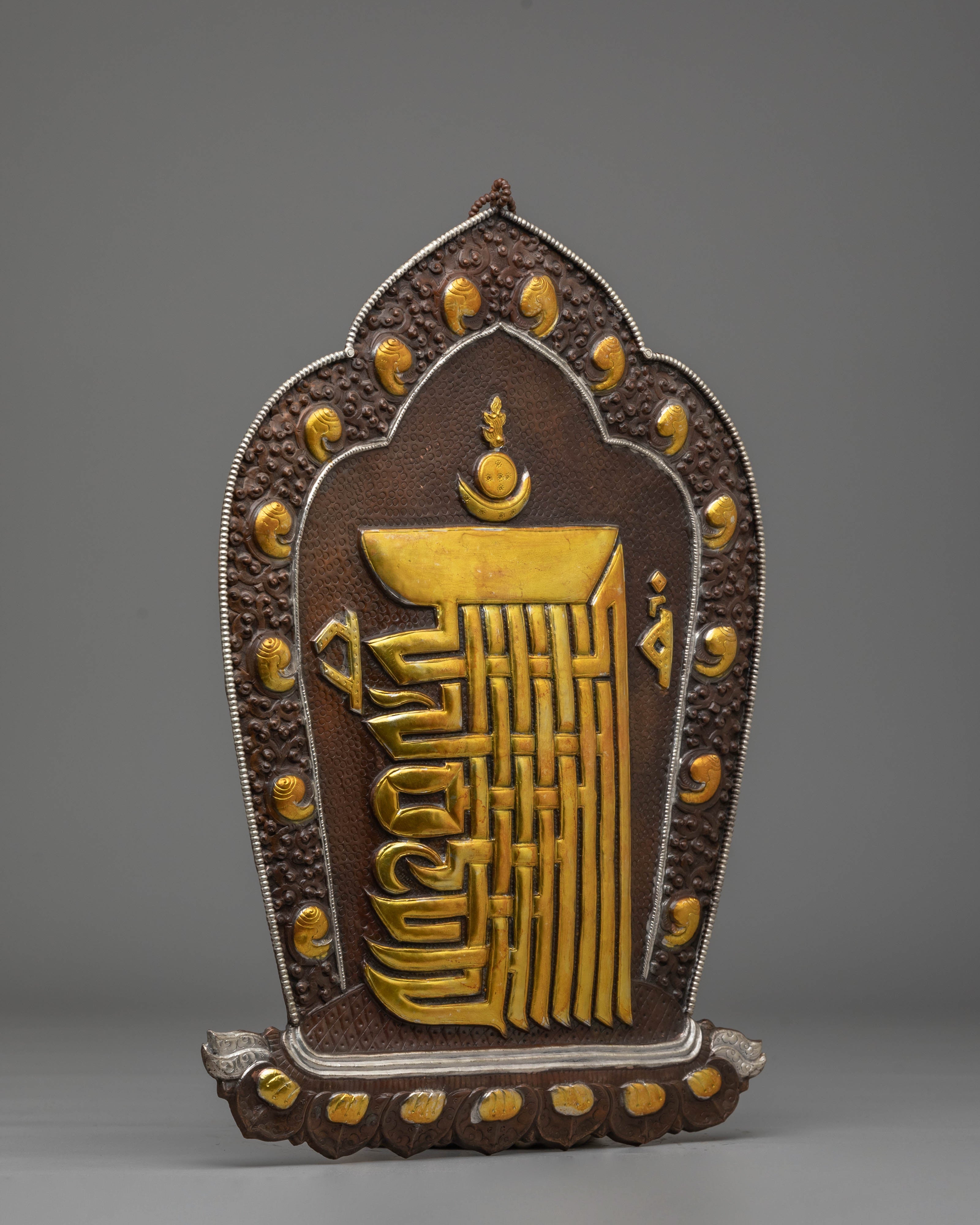 Handcrafted Kalachakra Buddhist Wall Hanging | Symbol of Cosmic Harmony