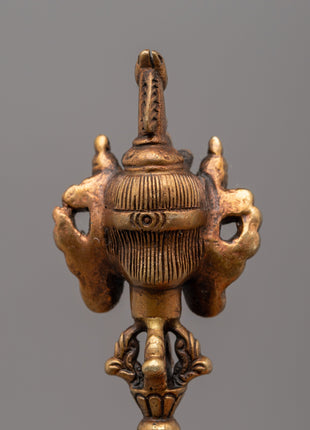 Tibetan Copper Phurba Kila | Ritual Buddhist Dagger