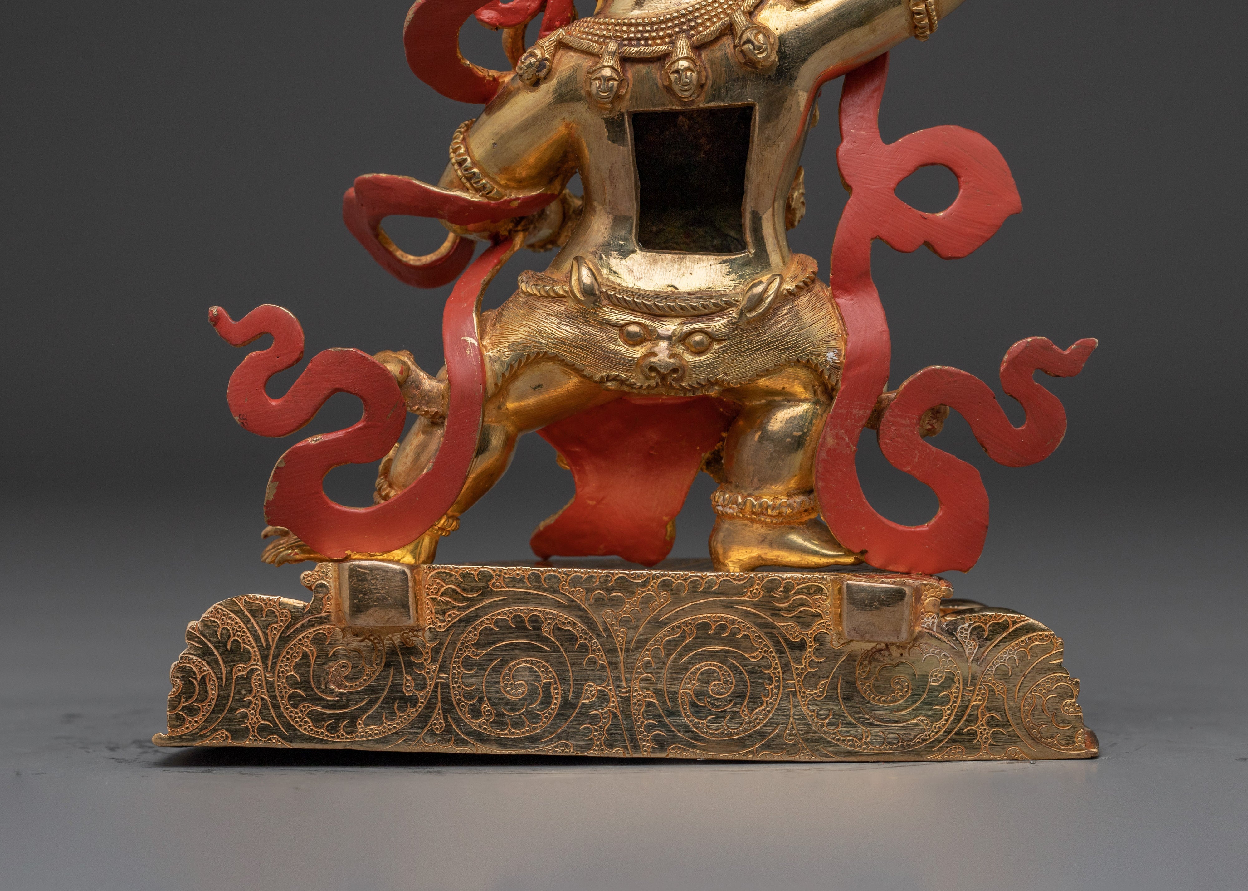 Nepalese Artwork of Black Manjushri | Tibetan Wisdom Deity