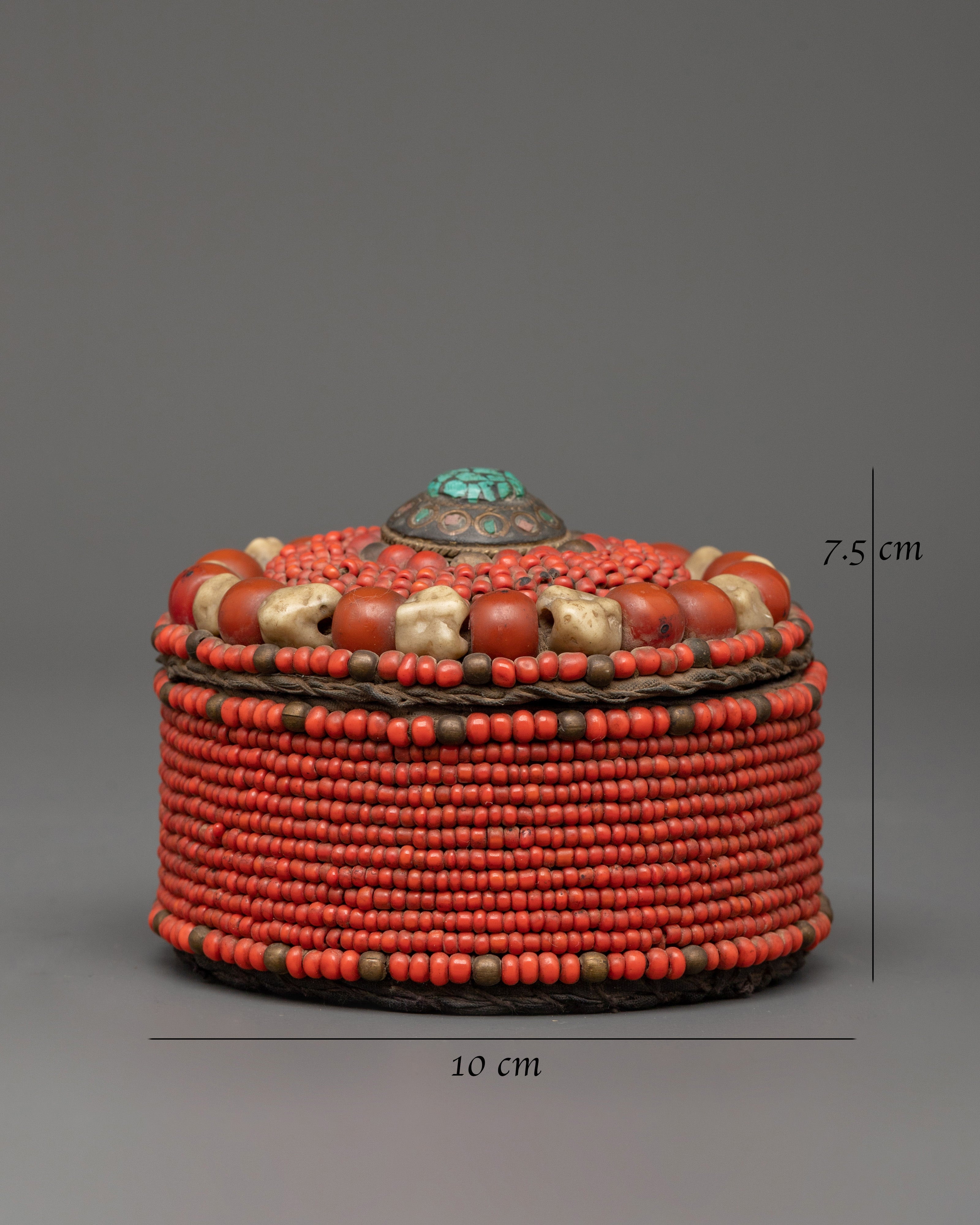 Tibetan Jewellery Box for Collection | Handmade Ethnic Accessory Storage