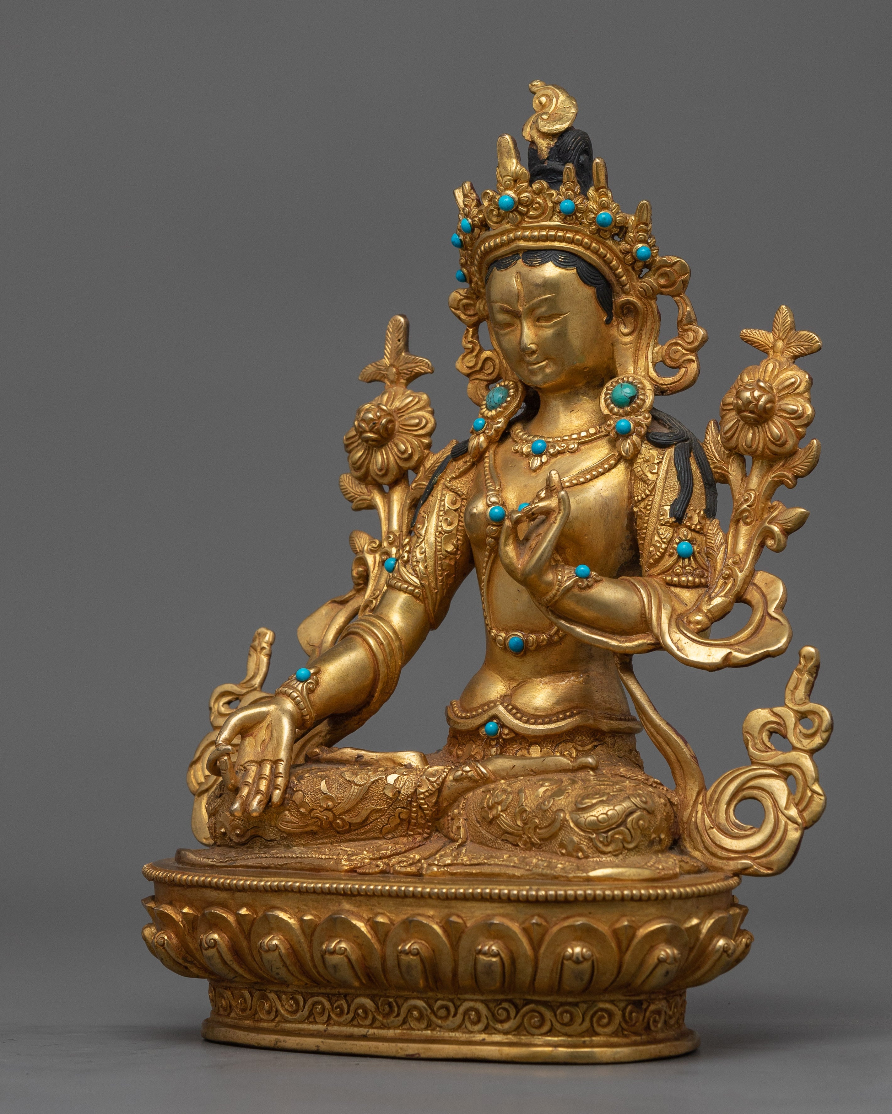 buddhist-goddess-white-tara-statue
