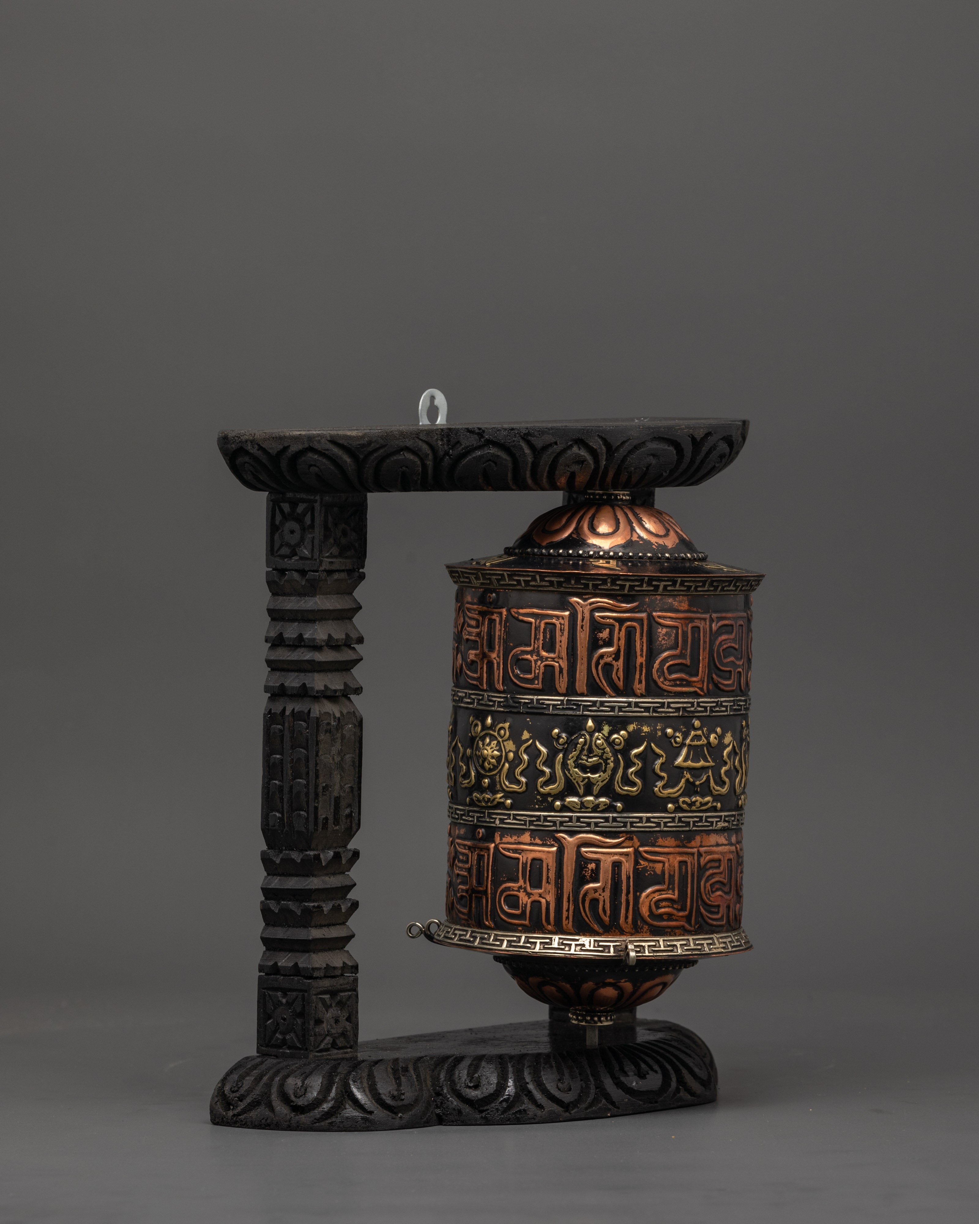 Sacred Buddhist Mantra Wheel | Tibetan Prayer Wheel