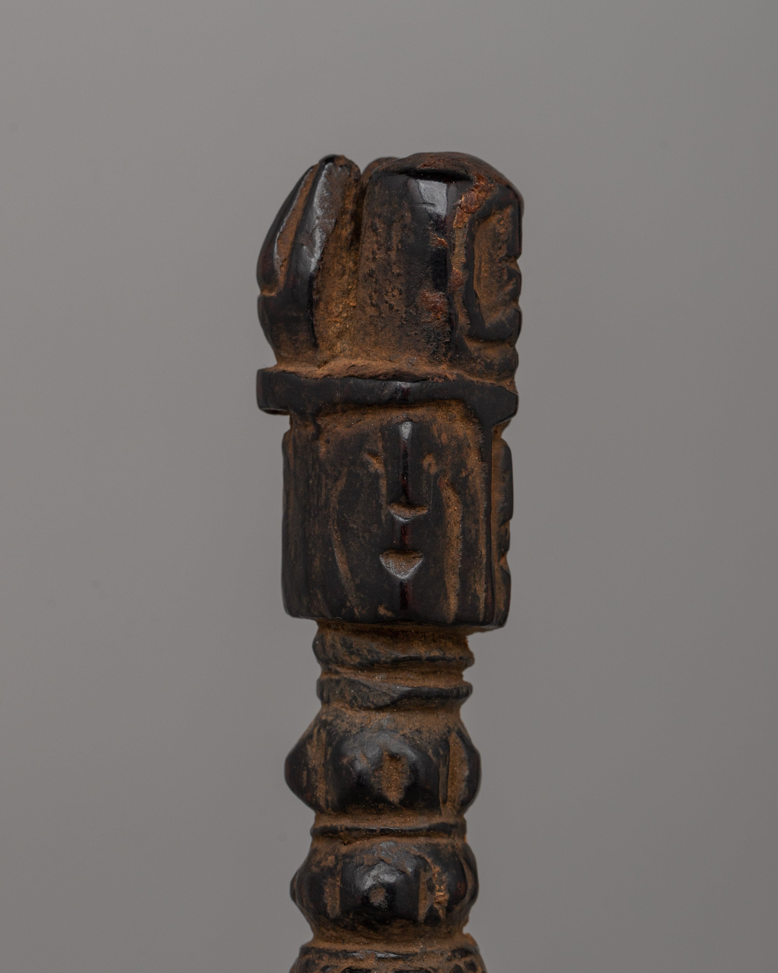 Ritual Dagger Dorje Phurba | Handcrafted Wooden Phurba