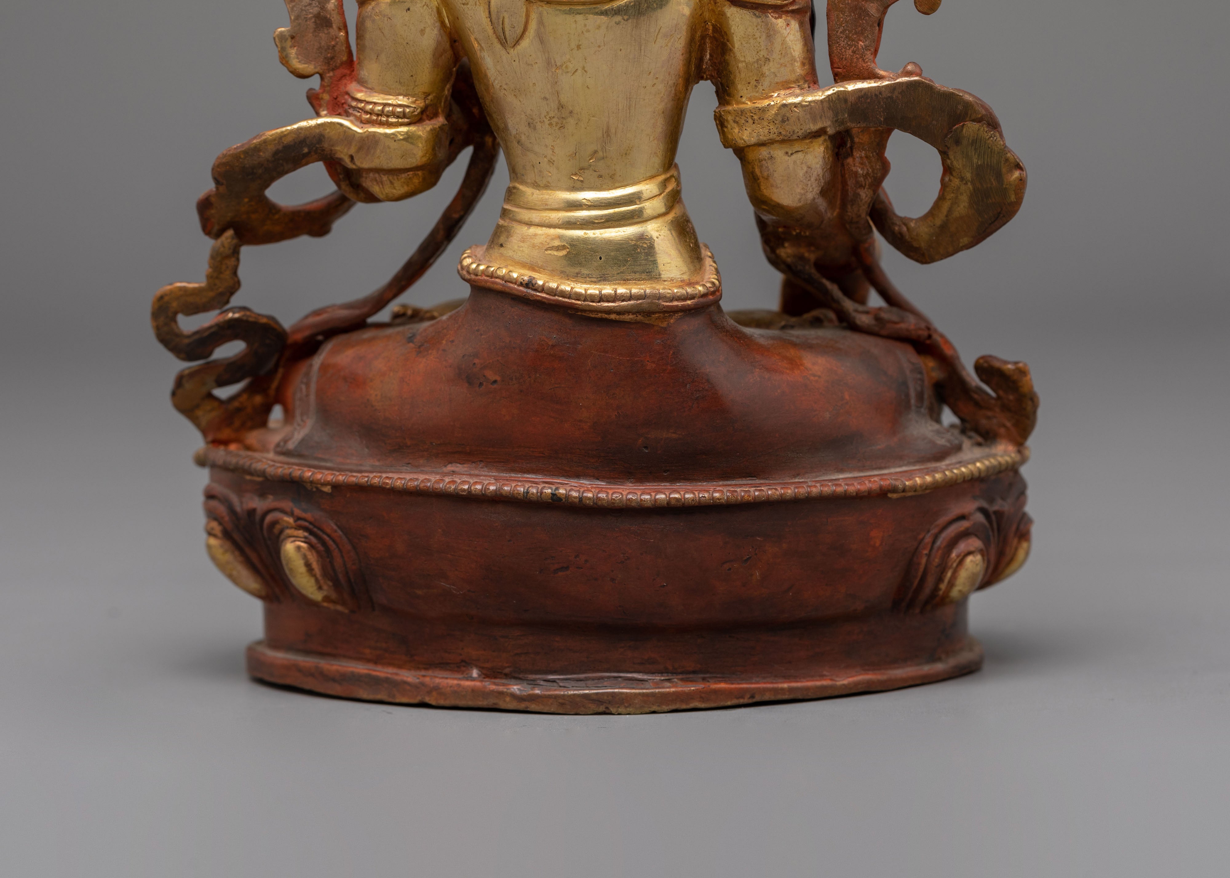 Oxidized Copper White Tara Statue | Buddhist Healing Tara