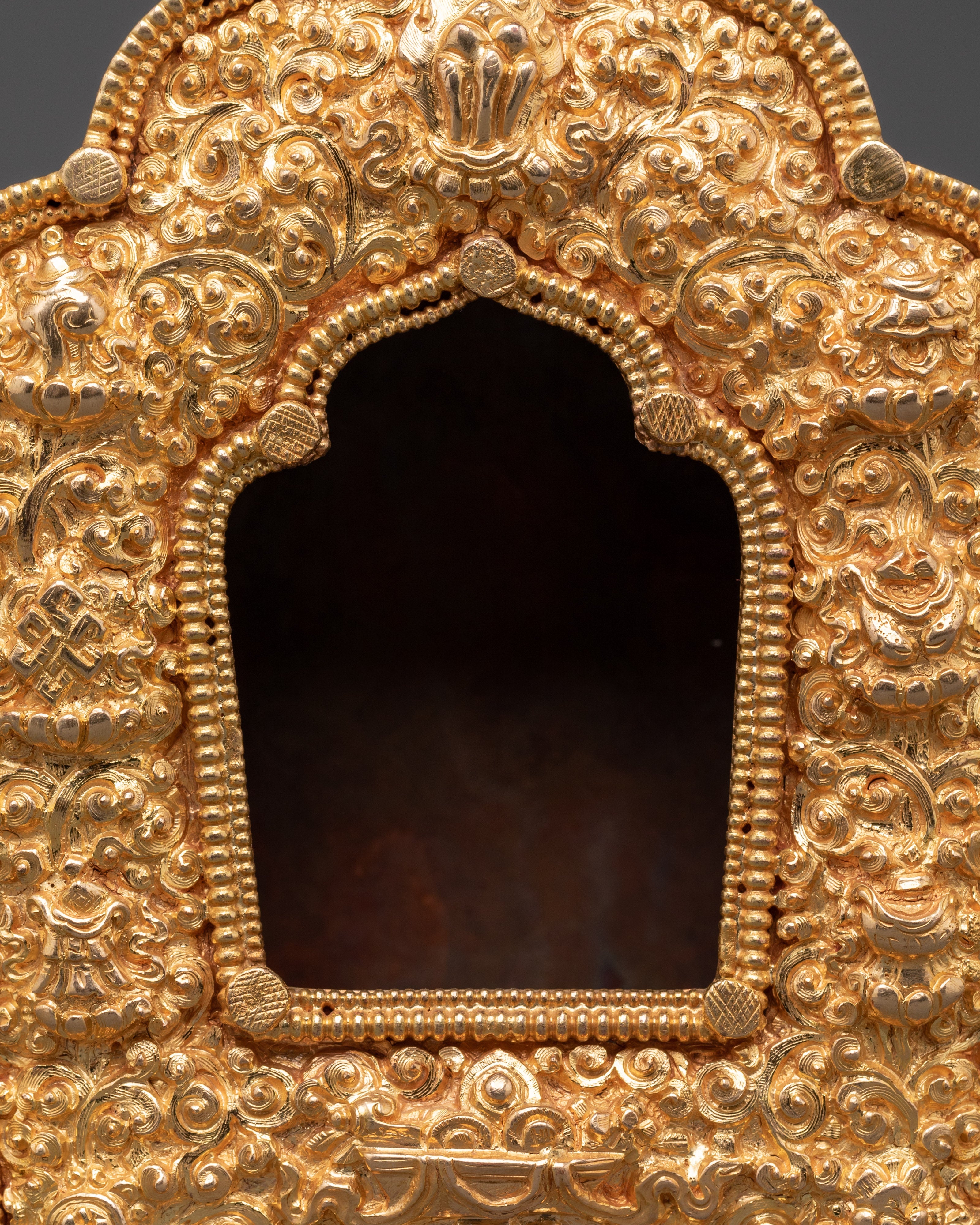 Authentic Handmade Tibetan Ghau Box | Meditation Mantra Box
