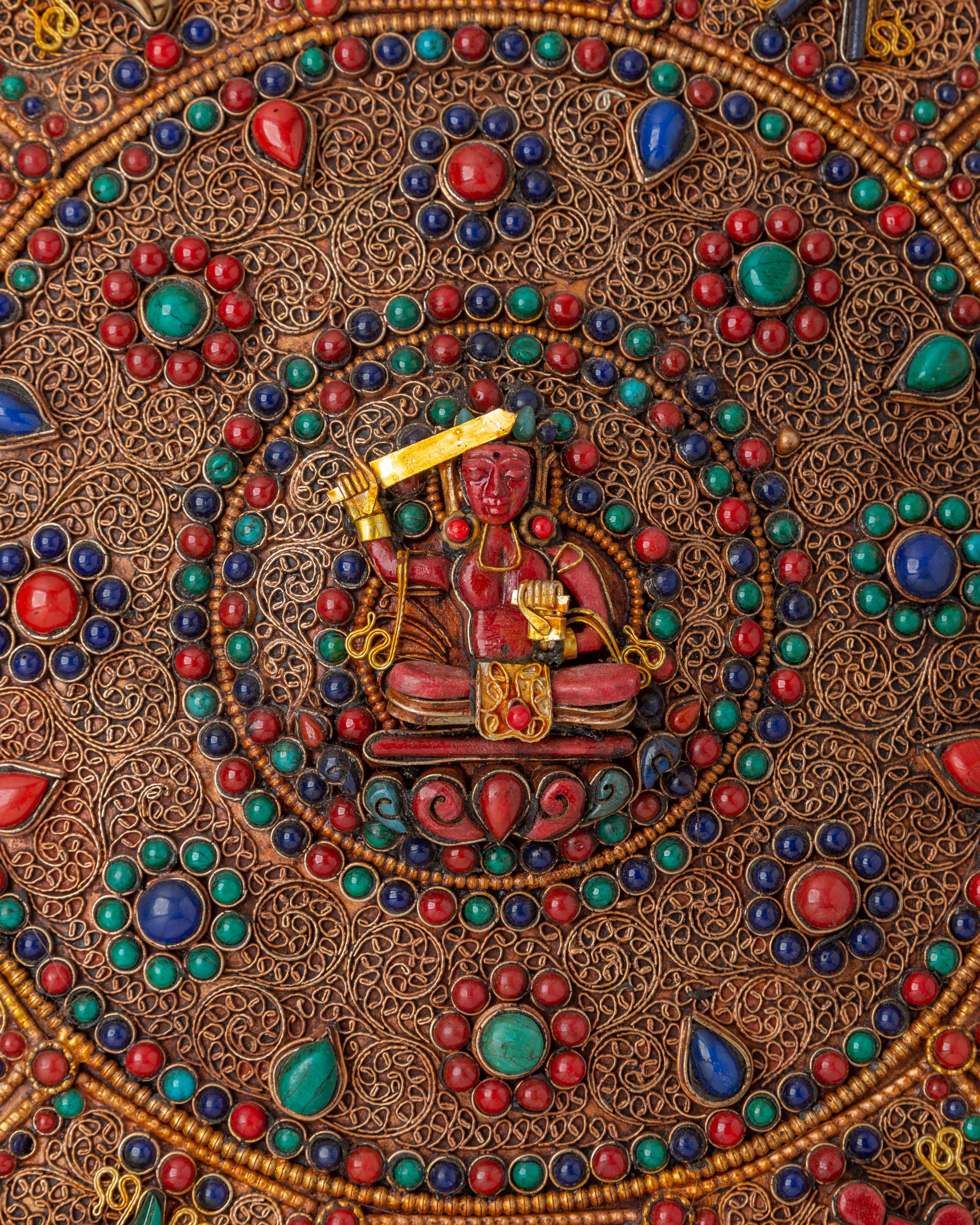 Manjushri Mandala Wall Hanging | Sacred Tibetan Artwork