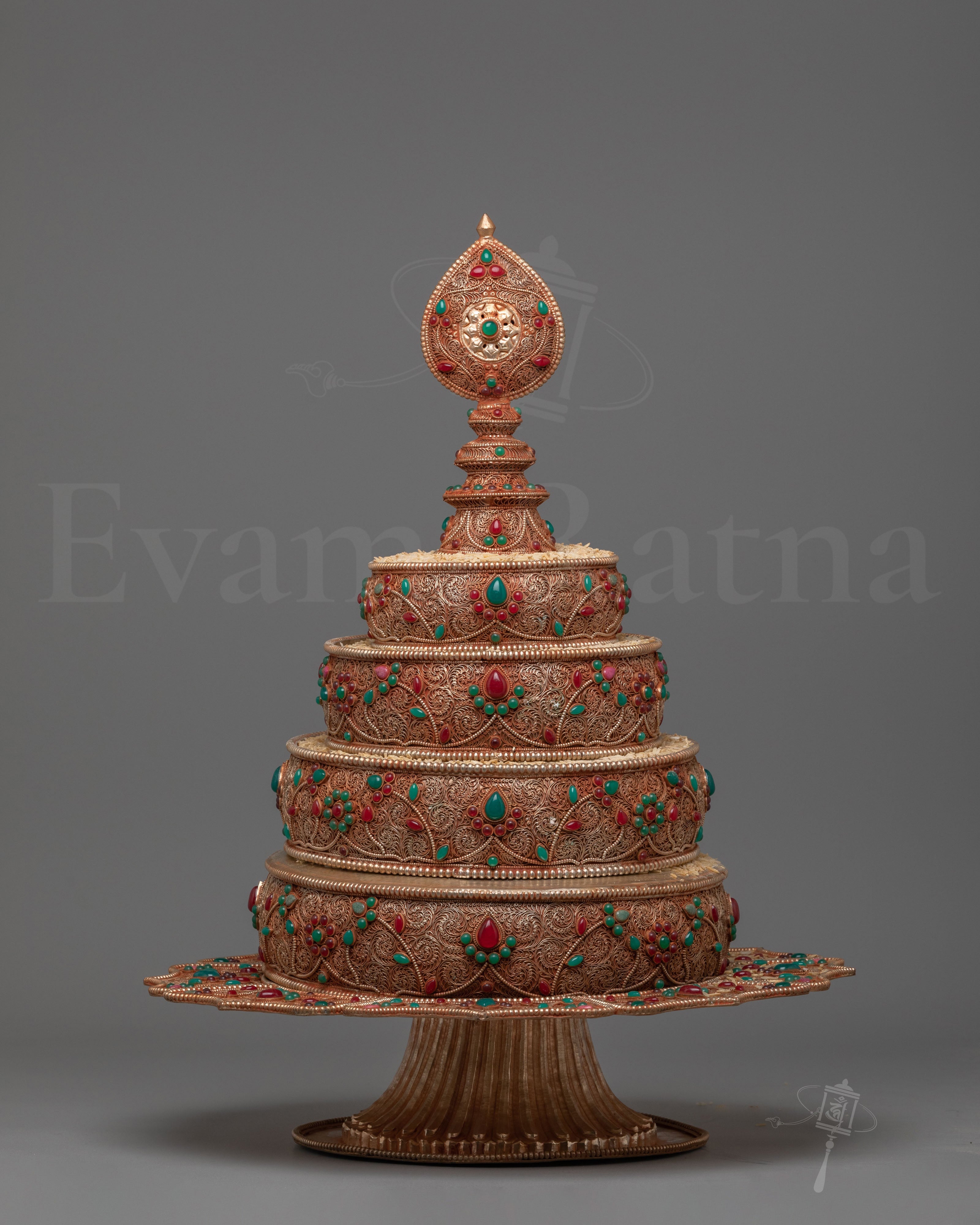 Handcrafted Rice Mandala Offering
