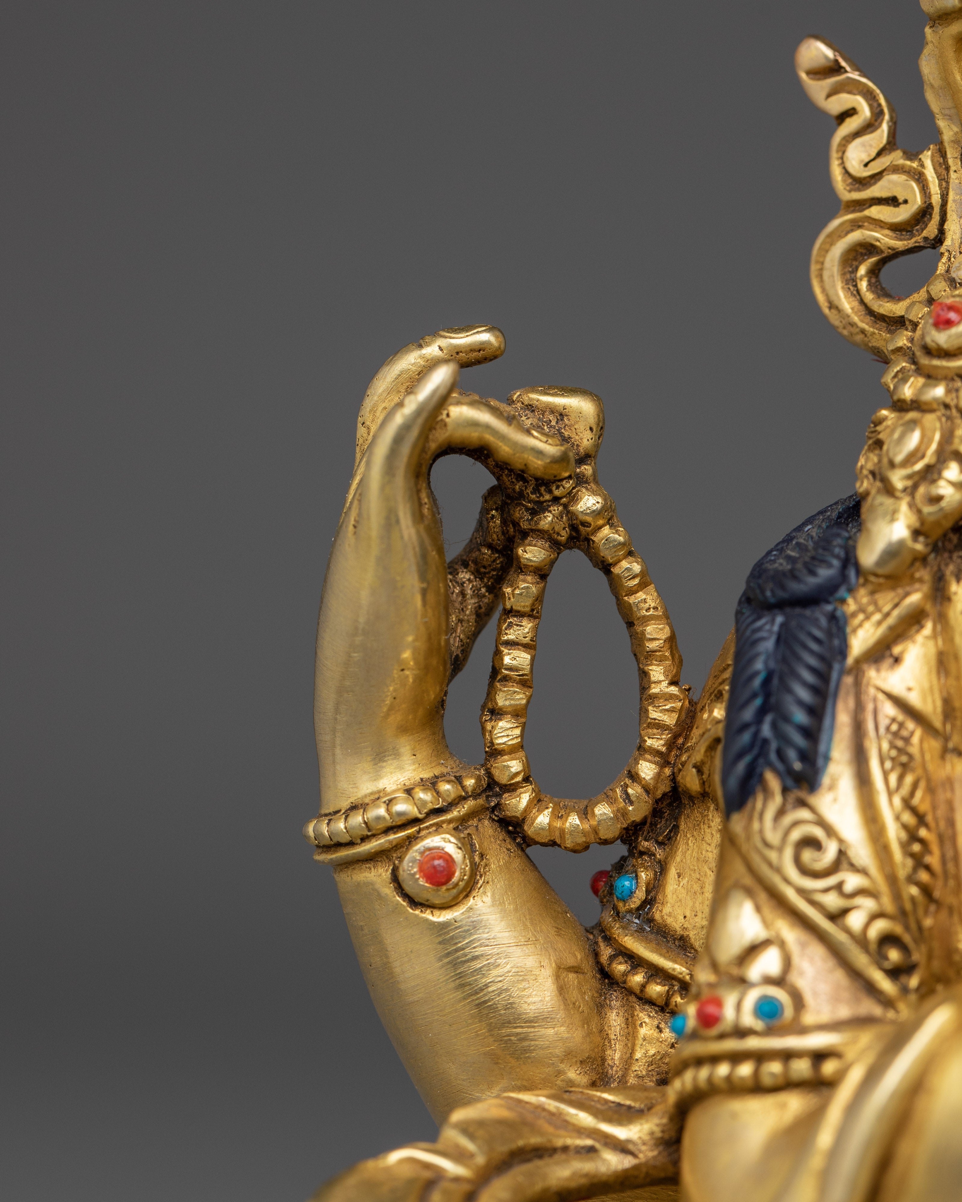 Himalayan Four-Armed Chenrezig Statue | Embodiment of Compassion