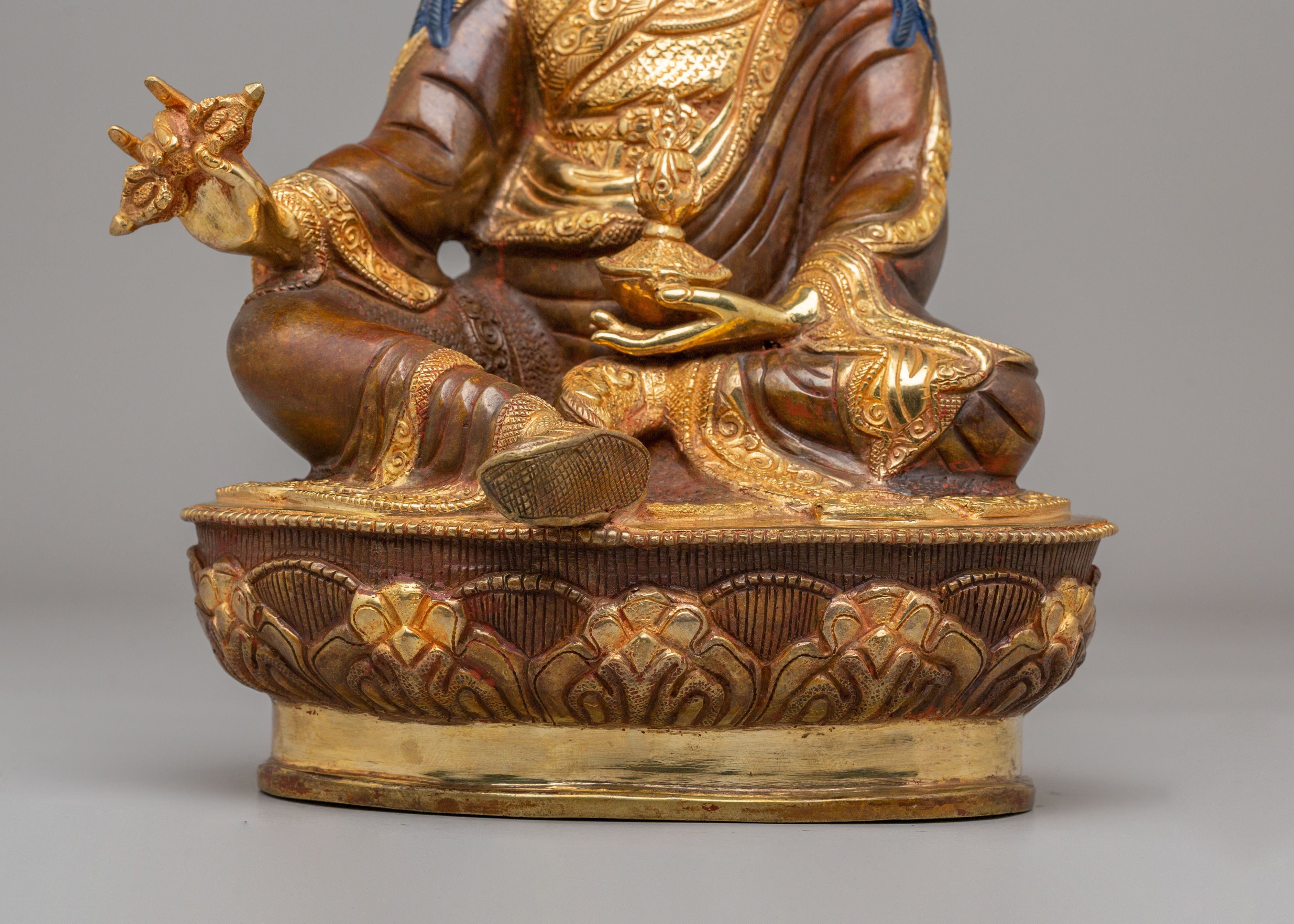 Lotus-Born Master Guru Rinpoche Figurine | Sacred Figure for Spiritual Blessings