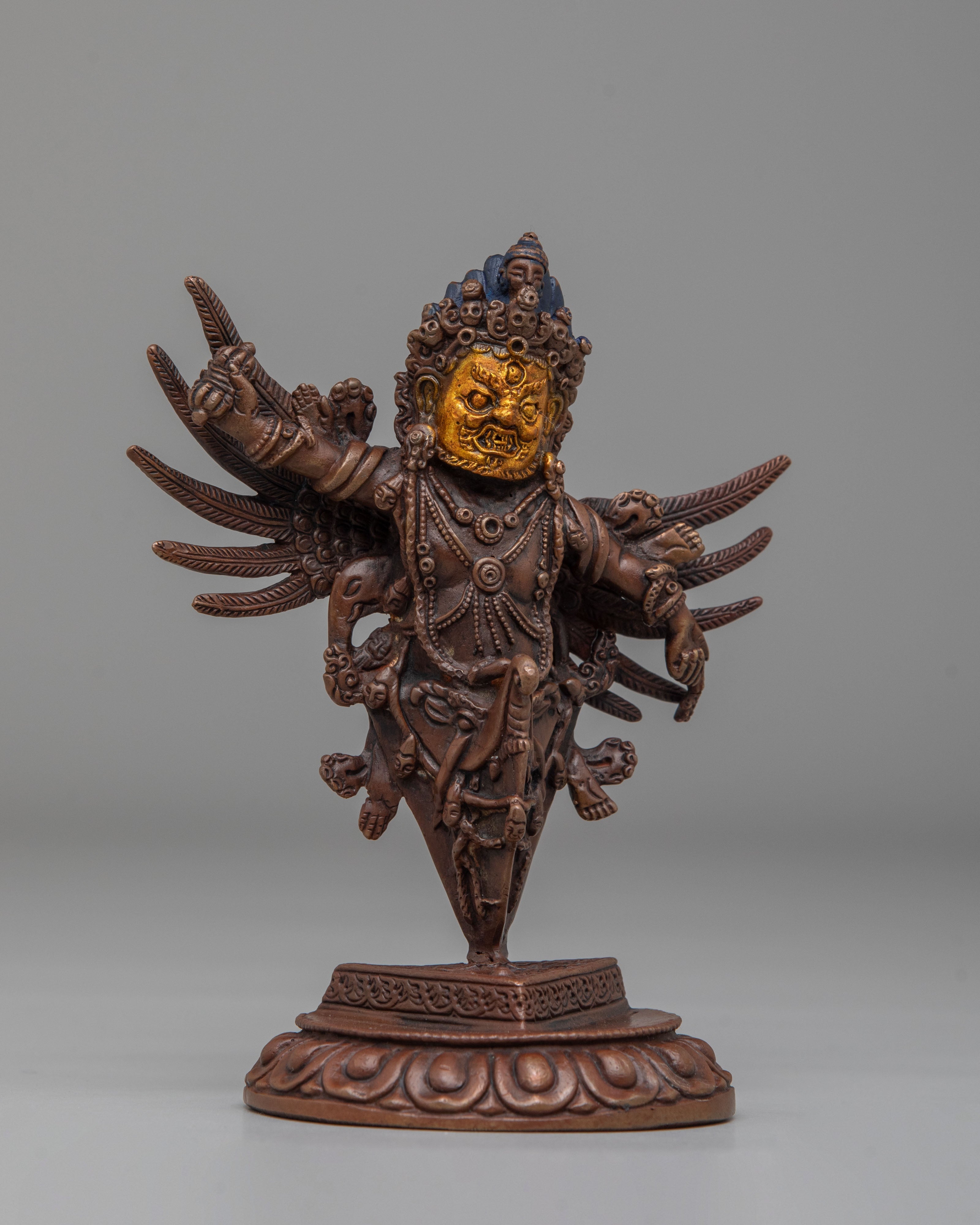 Vajrakilaya Ritual Deity Statue | Sacred Tibetan Art