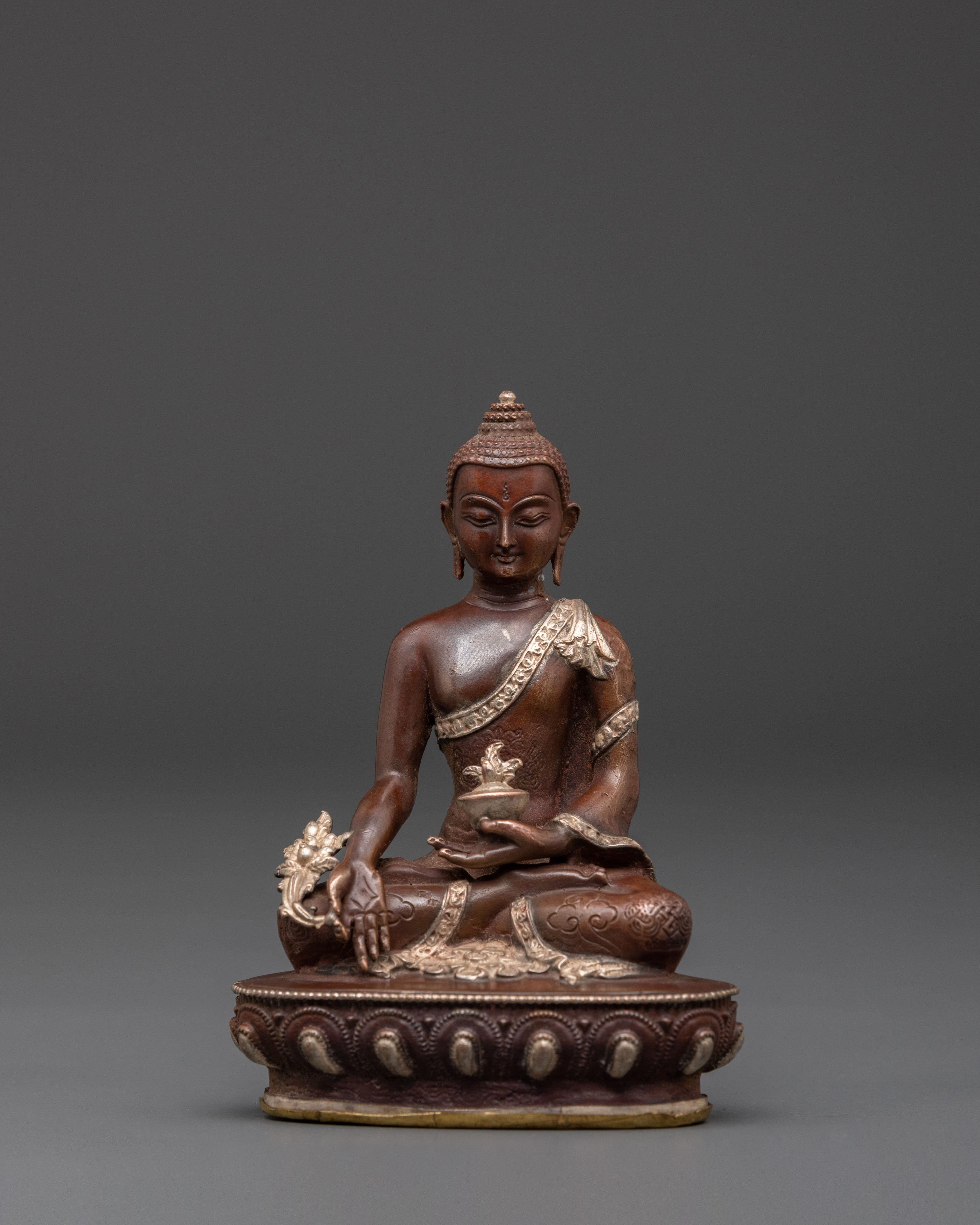 Sacred Sculpture of Medicine Buddha | Spiritual Home Altar Decor