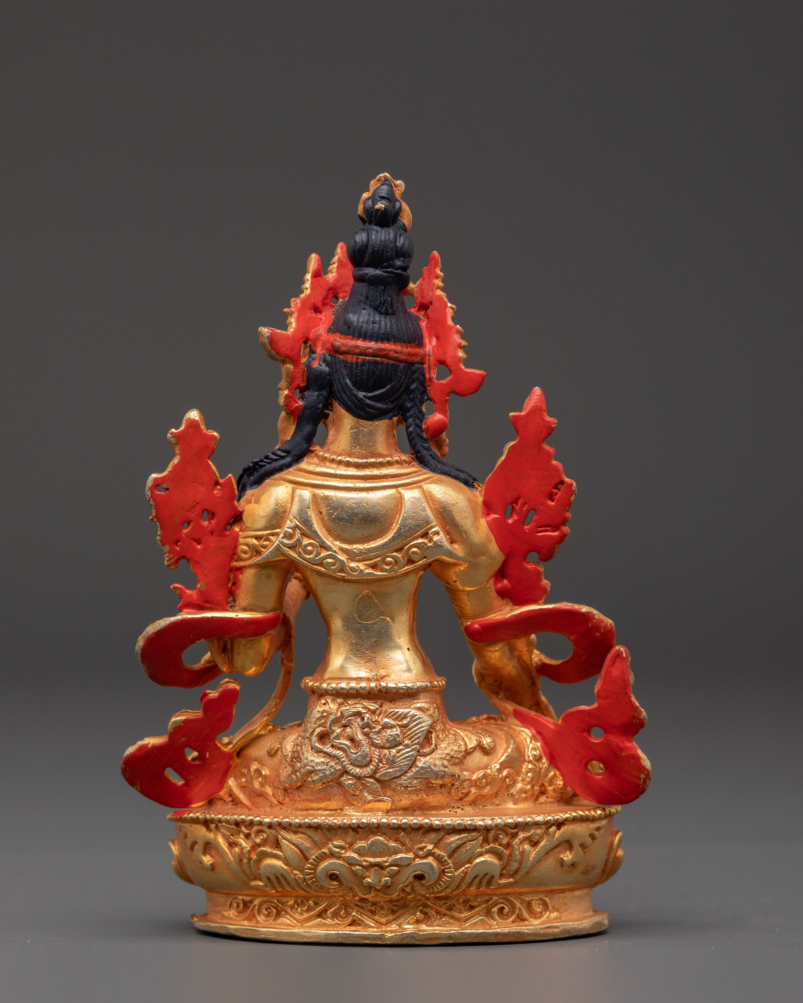 Seven Eyed White Tara Statue | Tibetan Buddhist Healing & Protection Art