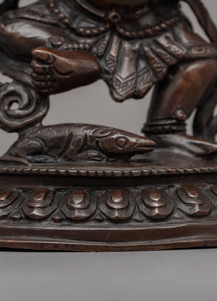 Handcrafted Standing Ganesha Statue | Sacred Buddhist Protector Deity