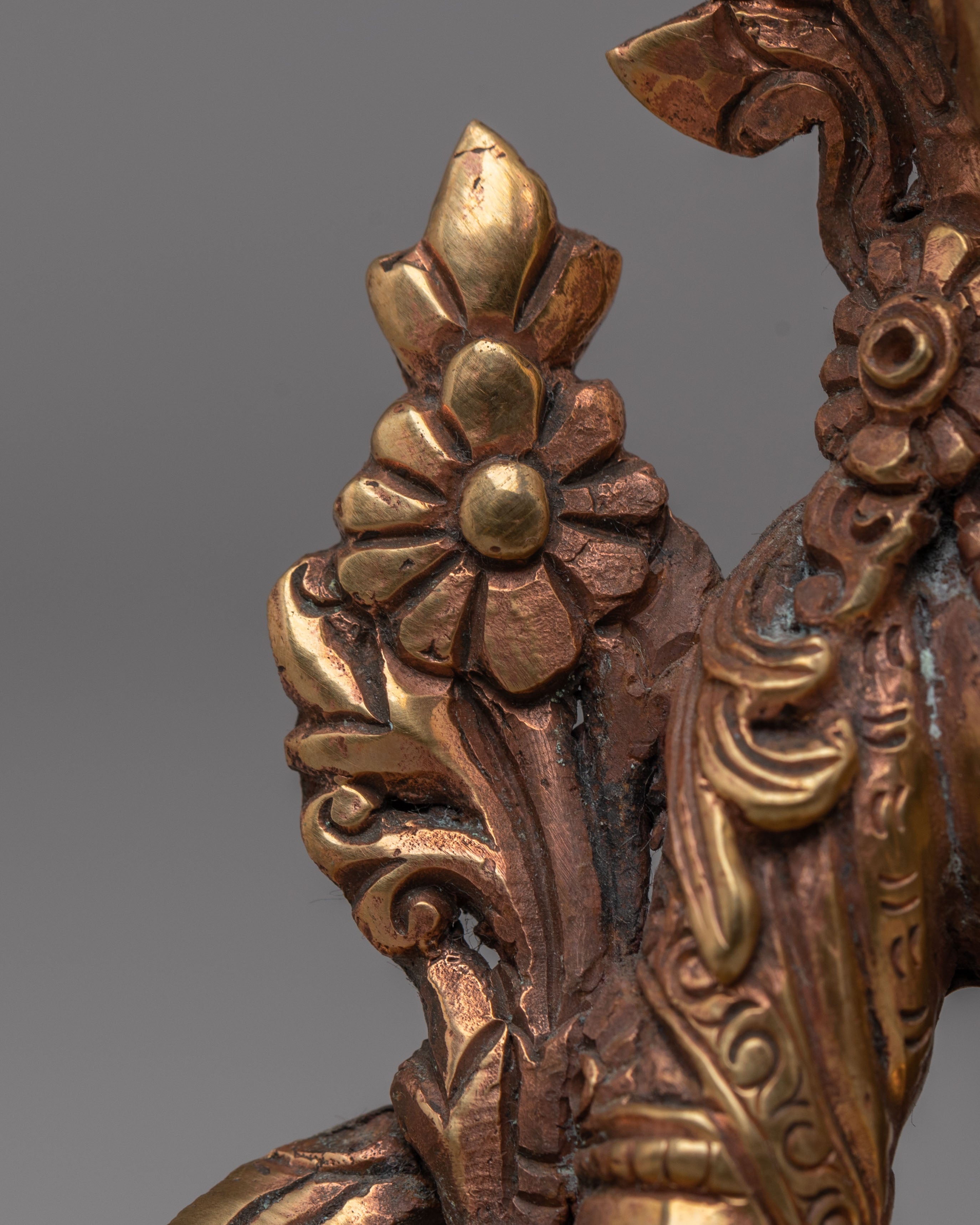 Tibetan Green Tara Deity Statue | Buddhist Altar Decor