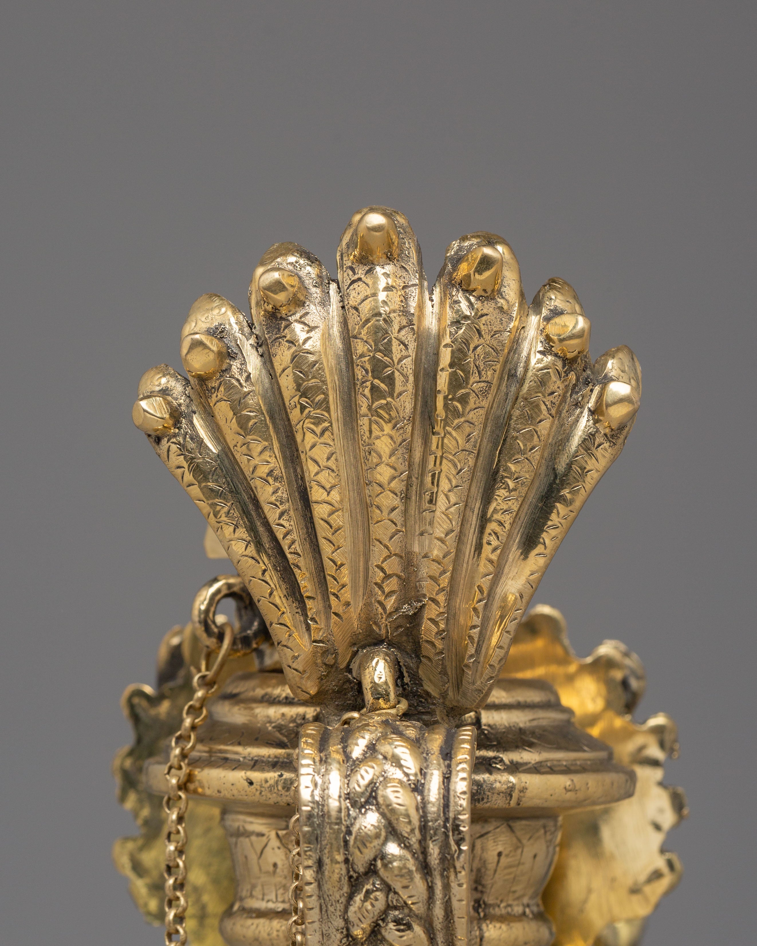 Traditional Nepali Sukunda | Handcrafted Brass Ganesh Lamp