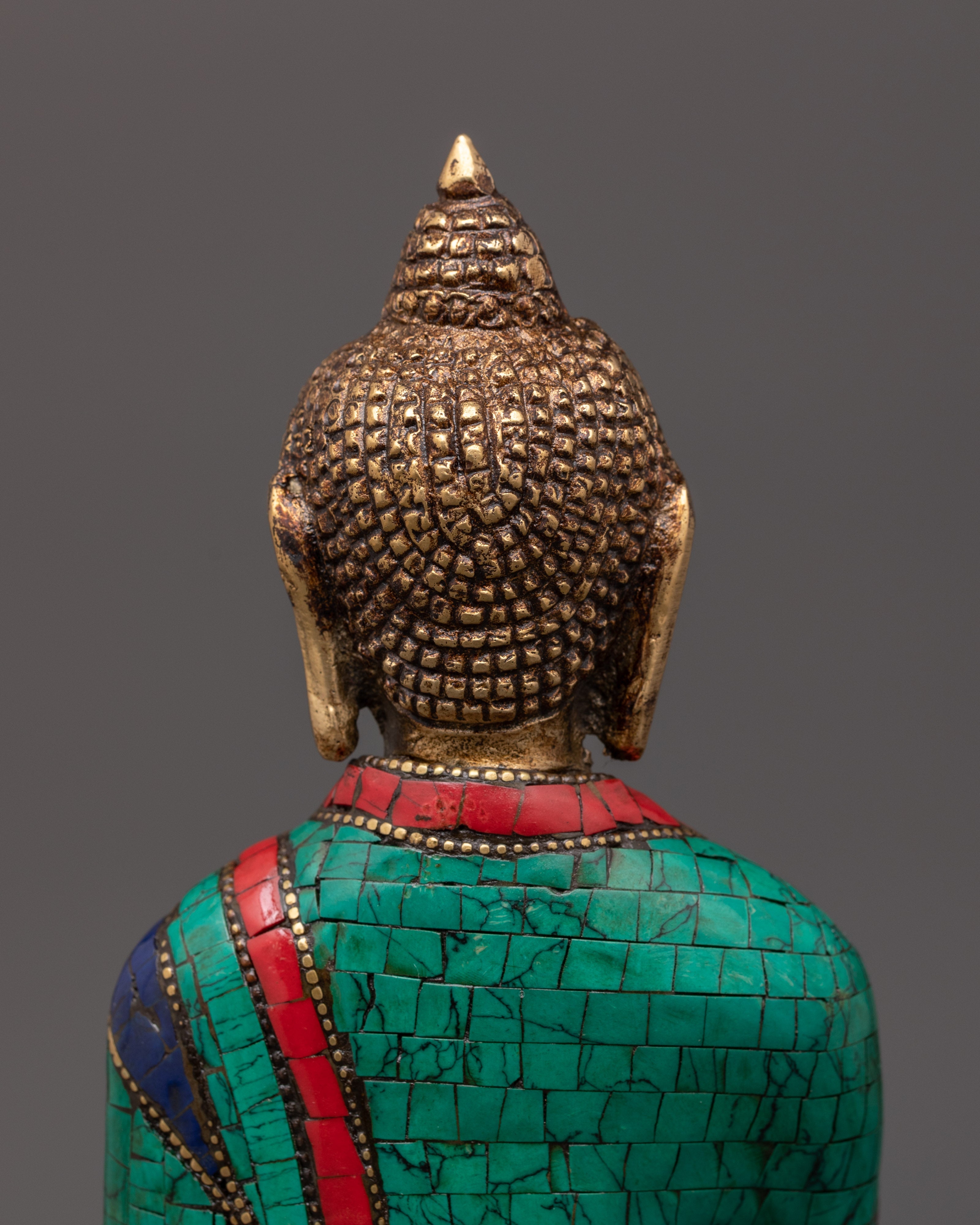 Shakyamuni Buddha Brass Statue | Enlightenment Symbol