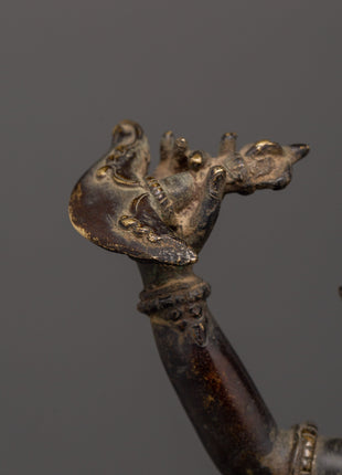 Dorje Phagmo Antique Figure | Bronze Vajravarahi Deity Statue