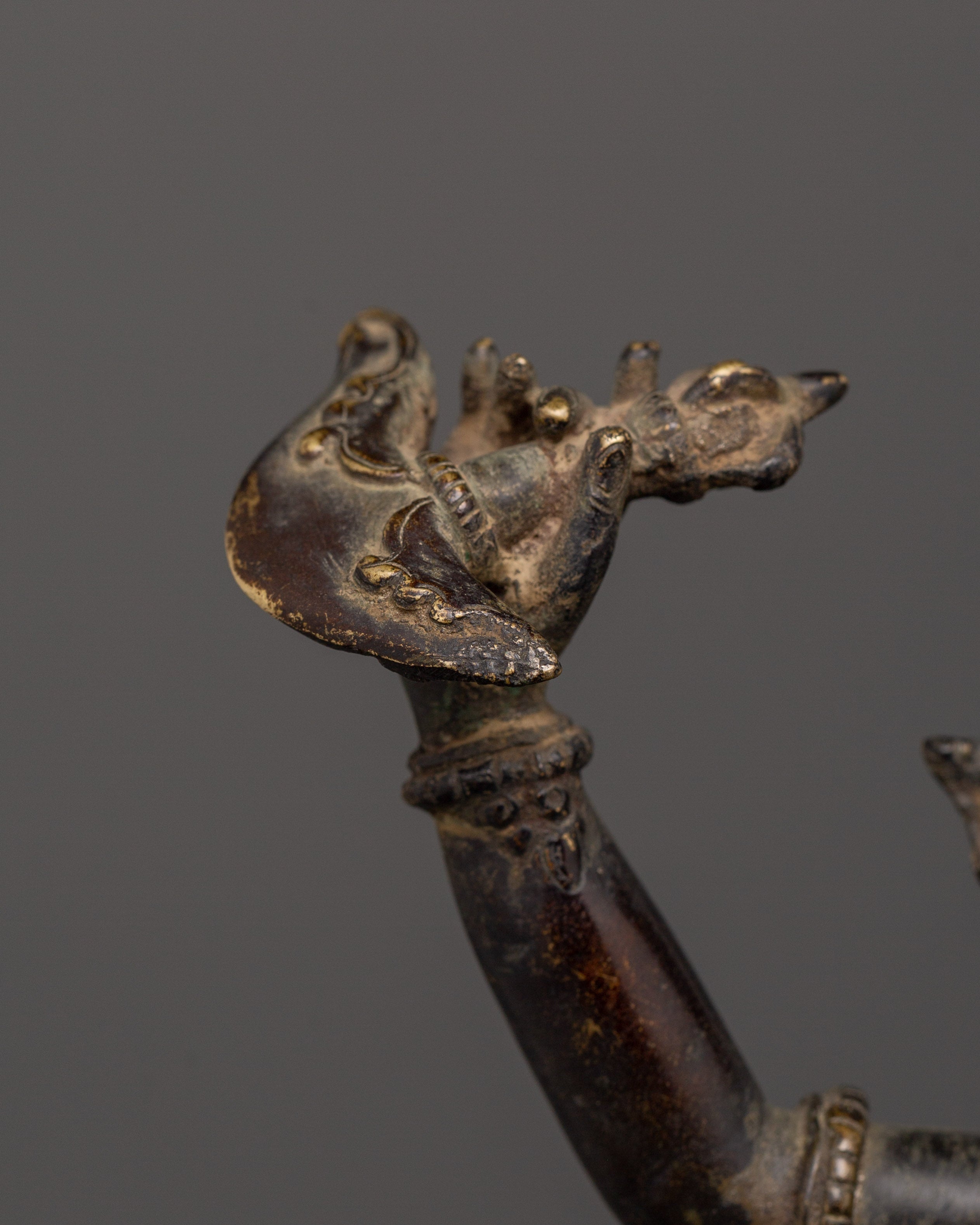Dorje Phagmo Antique Figure | Bronze Vajravarahi Deity Statue