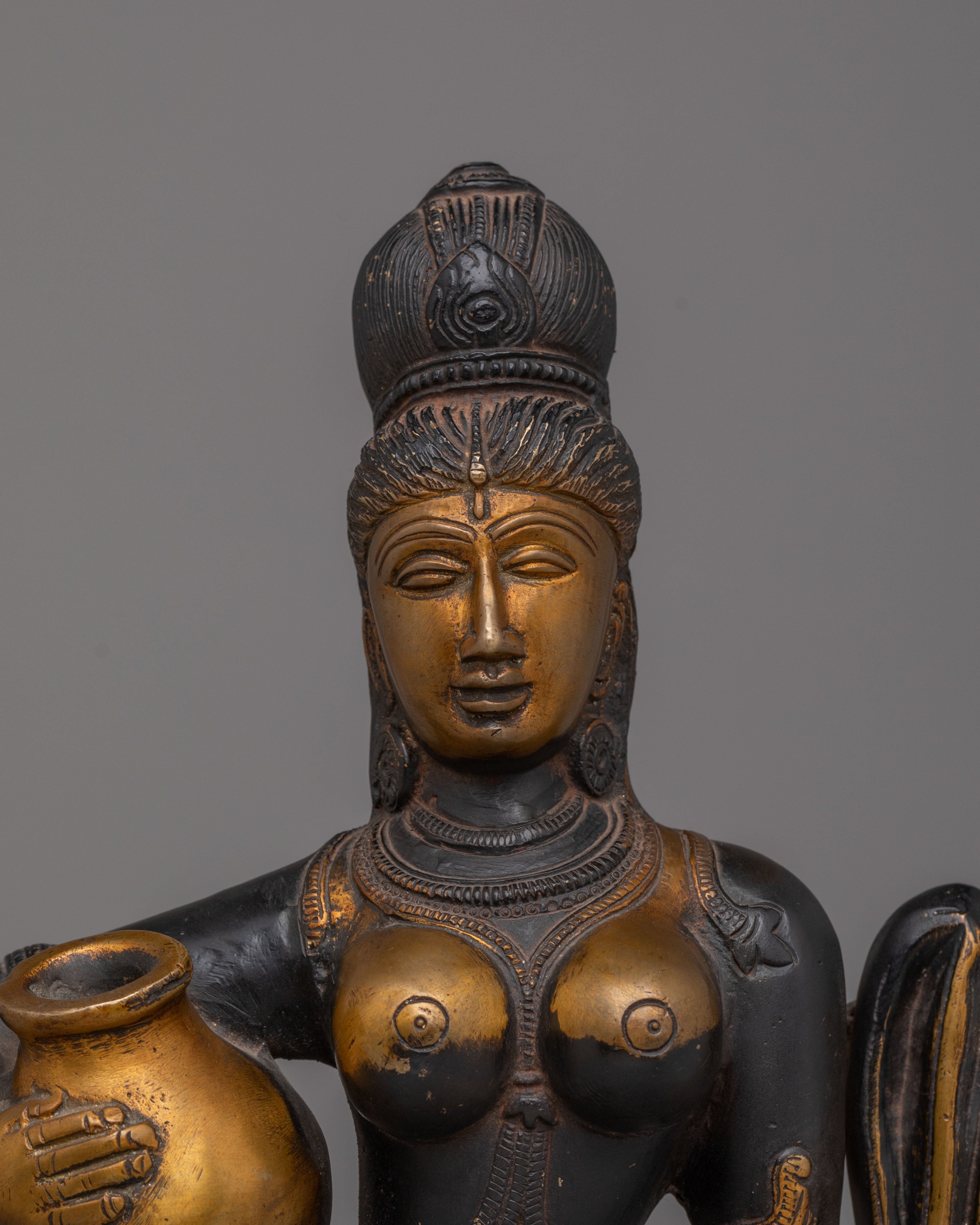 Handcrafted Urvashi Devangana | Hindu Deity Sculpture