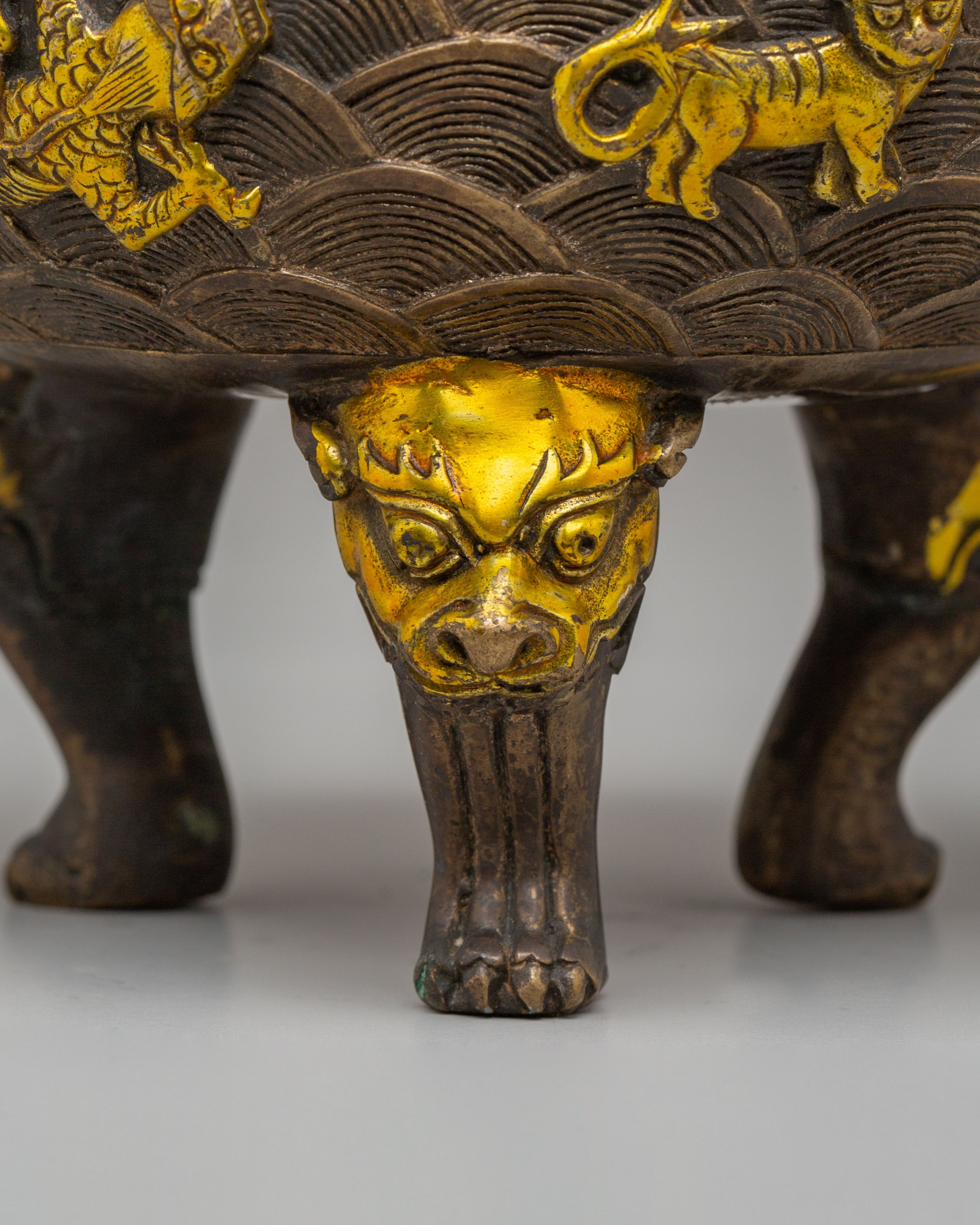 Buddhist Shrine Incense Burner | Handcrafted Ritual Item